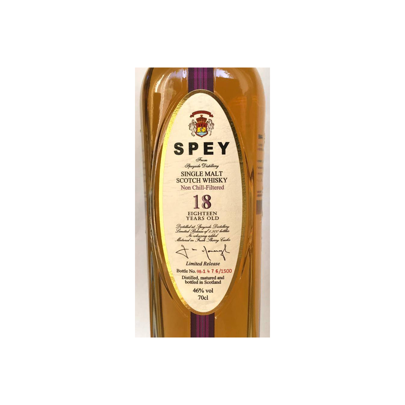 The Speyside 1998 18 Years Single Malt Whisky 3