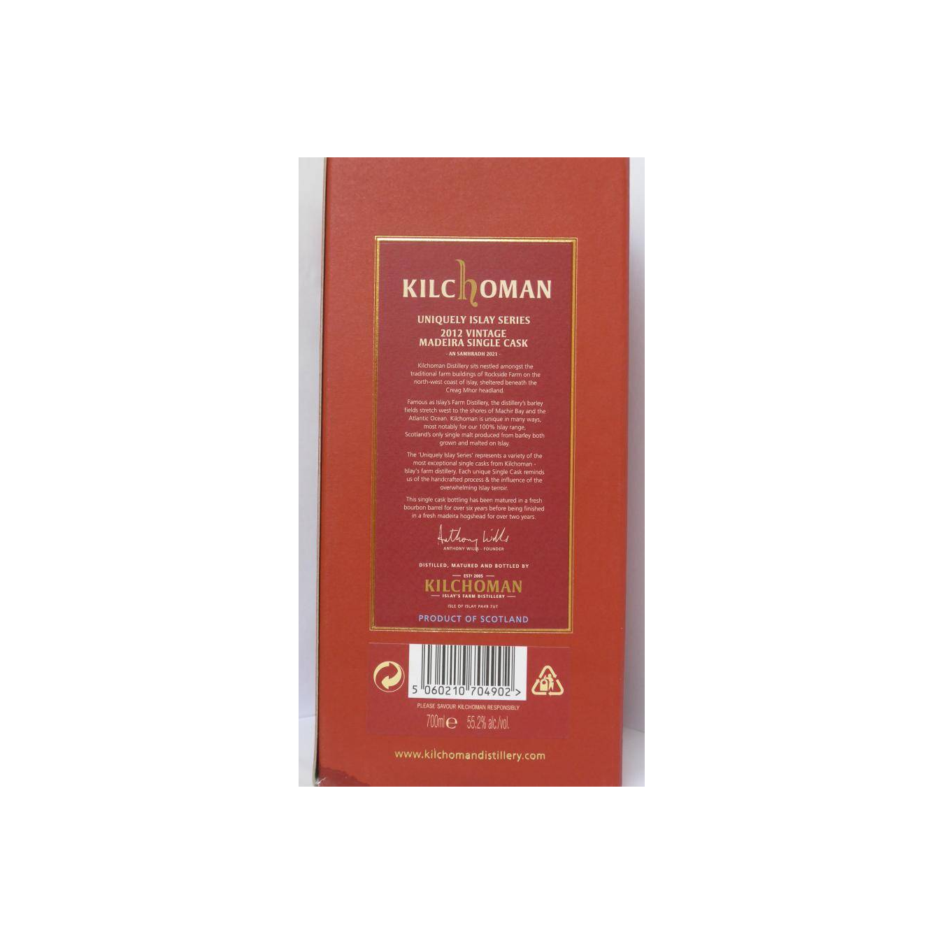 Kilchoman 2012 9 Years Single Malt Whisky 3