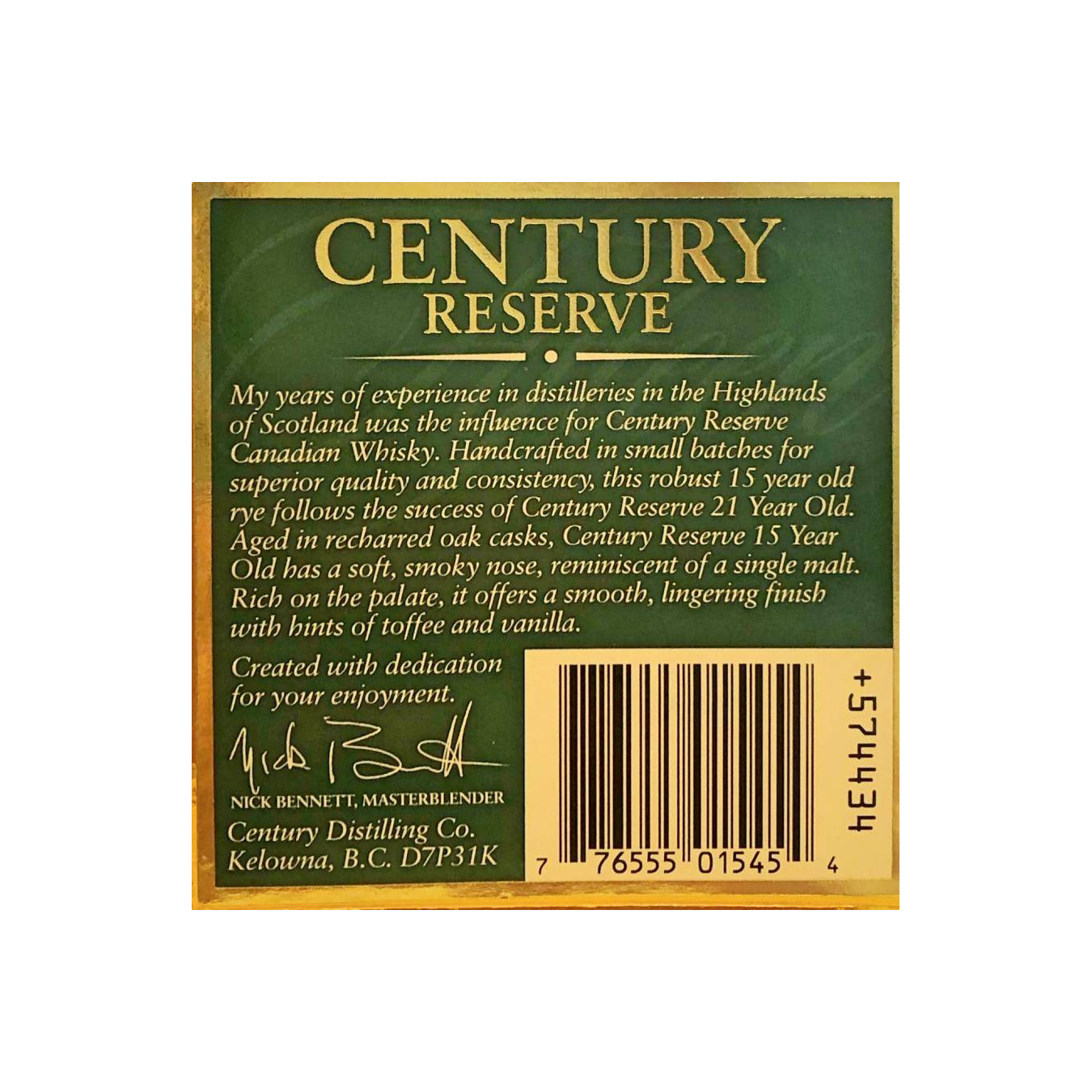 Century Reserve 1987 2