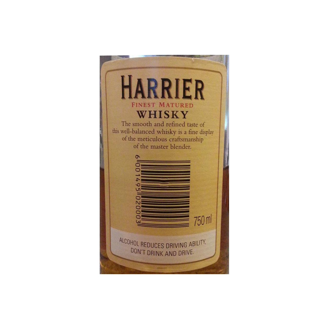 Harrier Finest Matured Whisky 2