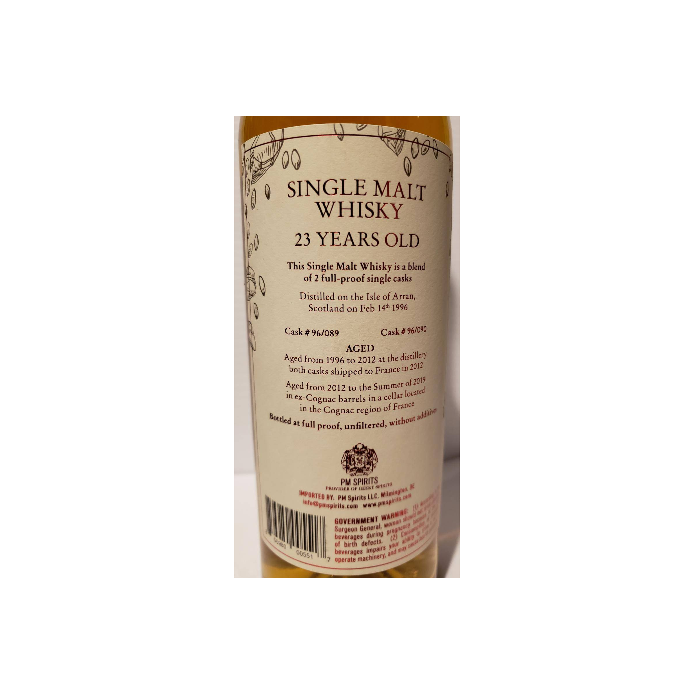 Arran 1996 23 Years Single Malt Whisky 2