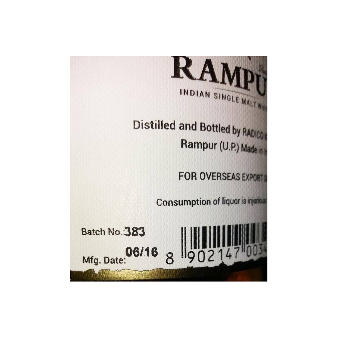 Rampur Vintage Select Casks 2
