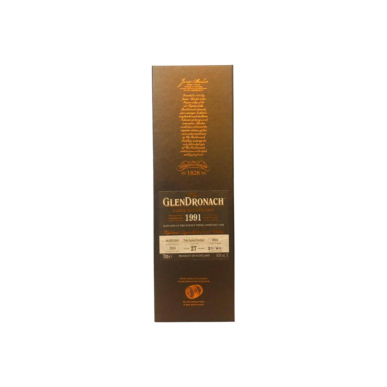 GlenDronach 1991 27 Years Single Malt Whisky 3