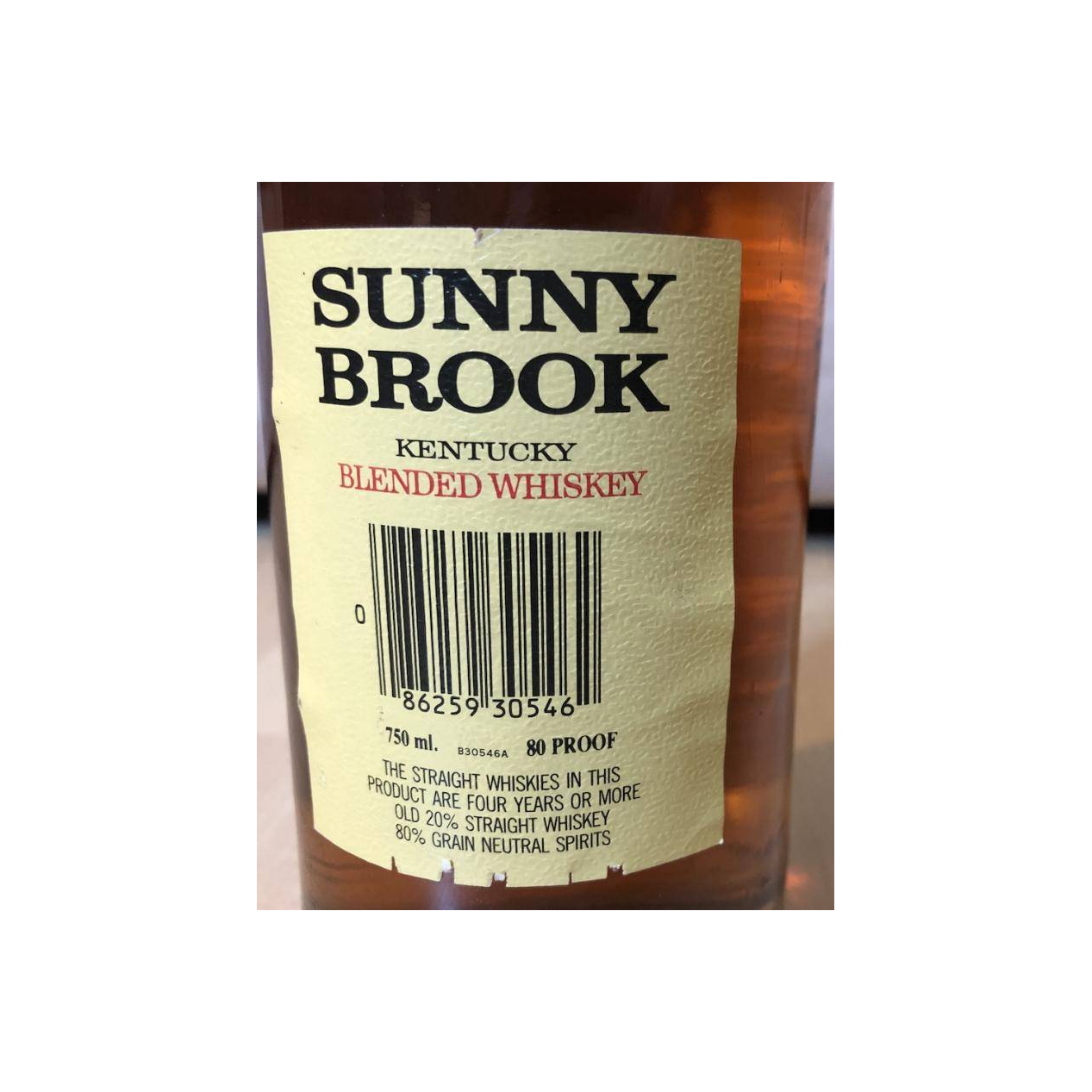 Sunny Brook Kentucky Blended Whiskey 3