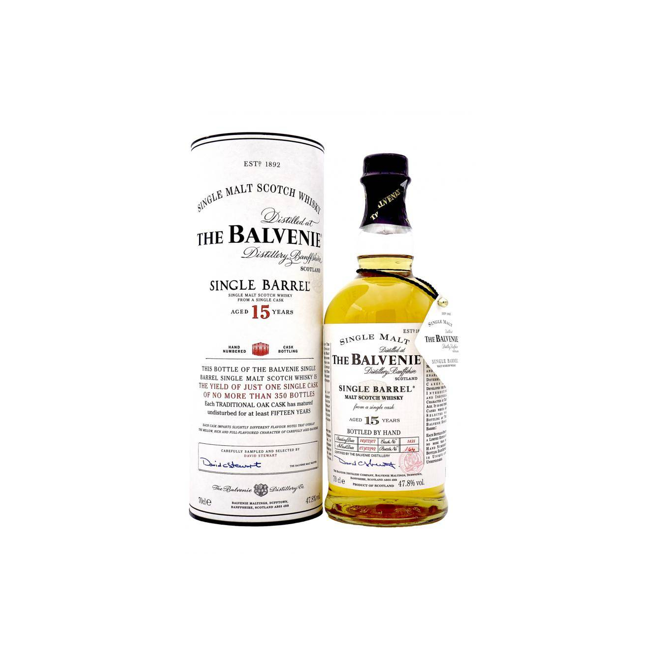 The Balvenie Single Cask 1992 15 Years Single Malt Whisky