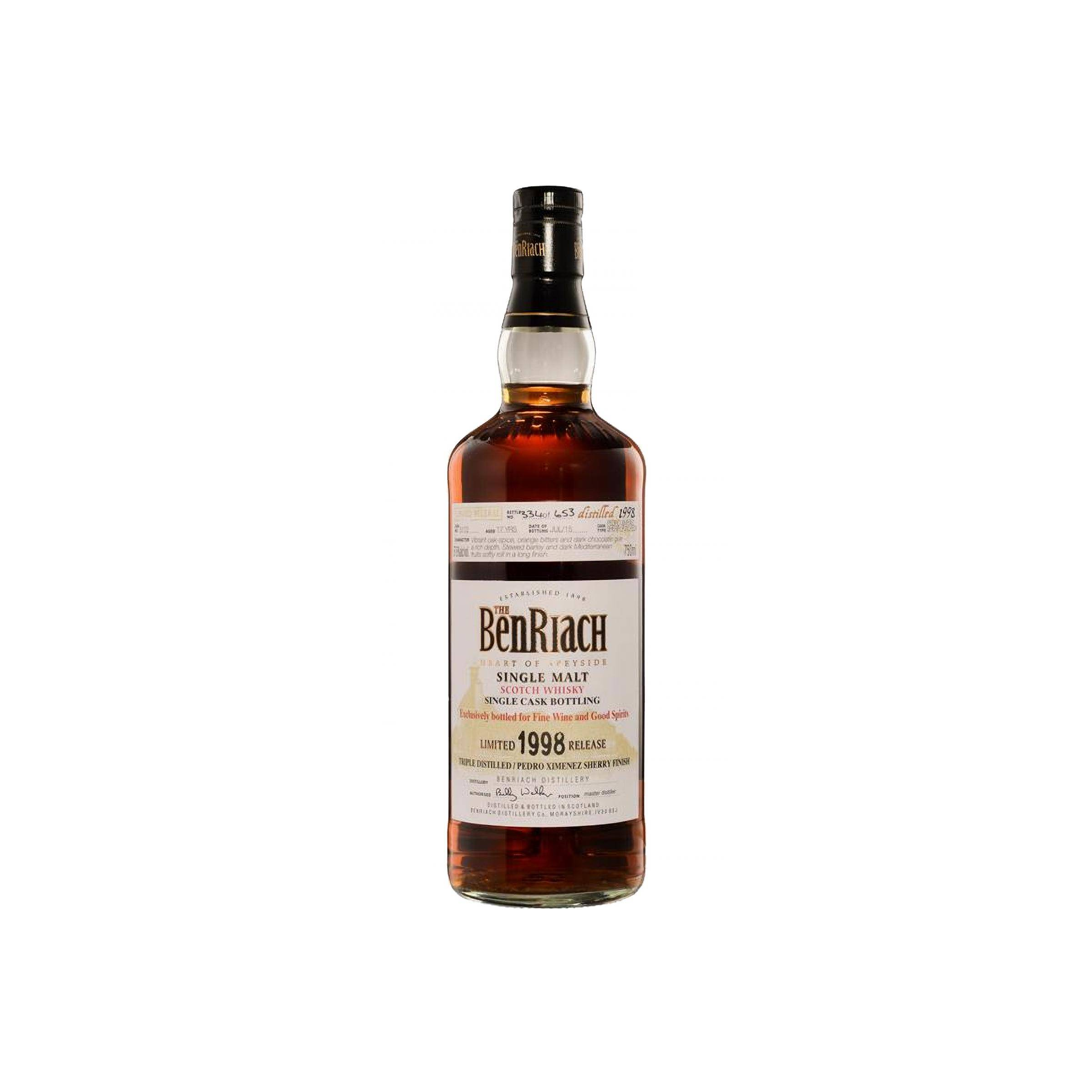 BenRiach Individual Cask Bottling 1998 17 Years Single Malt Whisky