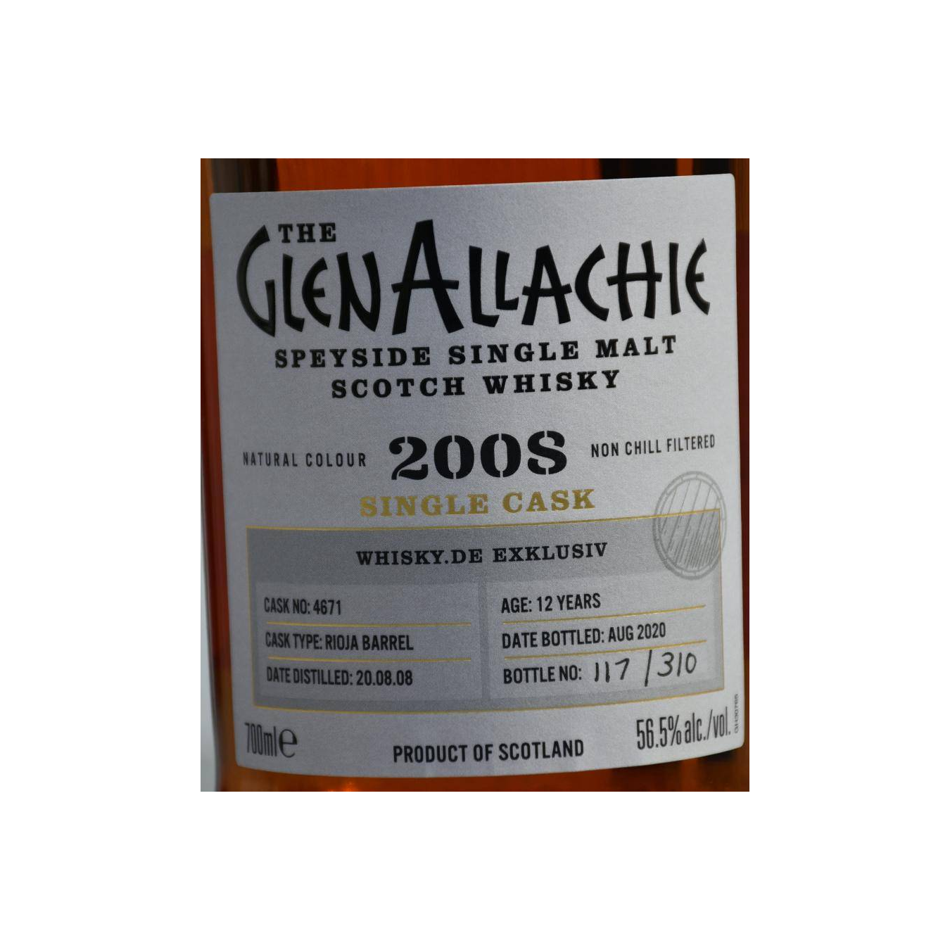 The GlenAllachie Single Cask 2008 12 Years Single Malt Whisky 3