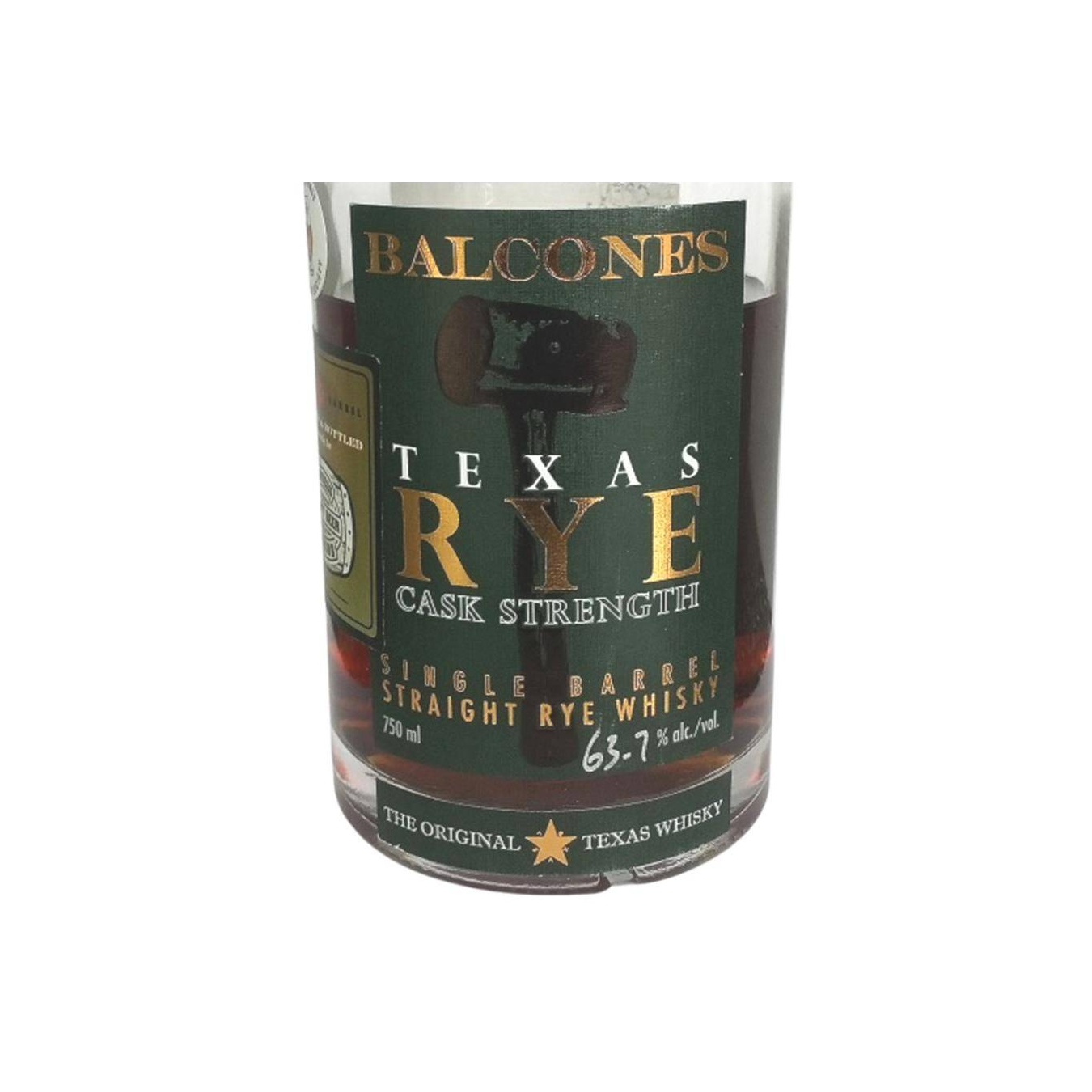 Balcones Single Cask 3 Years Rye Whisky