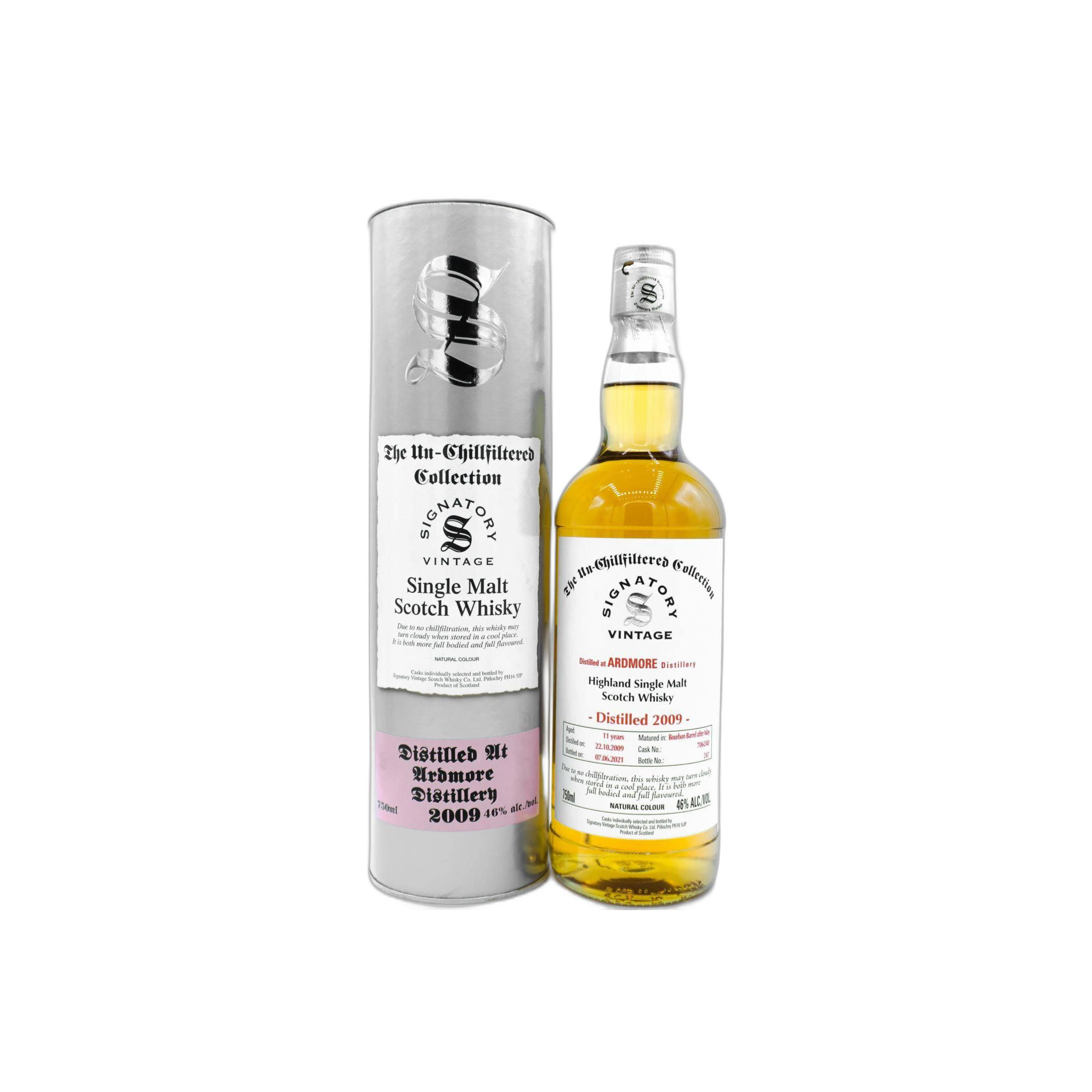 Ardmore The Un-Chillfiltered Collection 2009 11 Years Single Malt Whisky 2