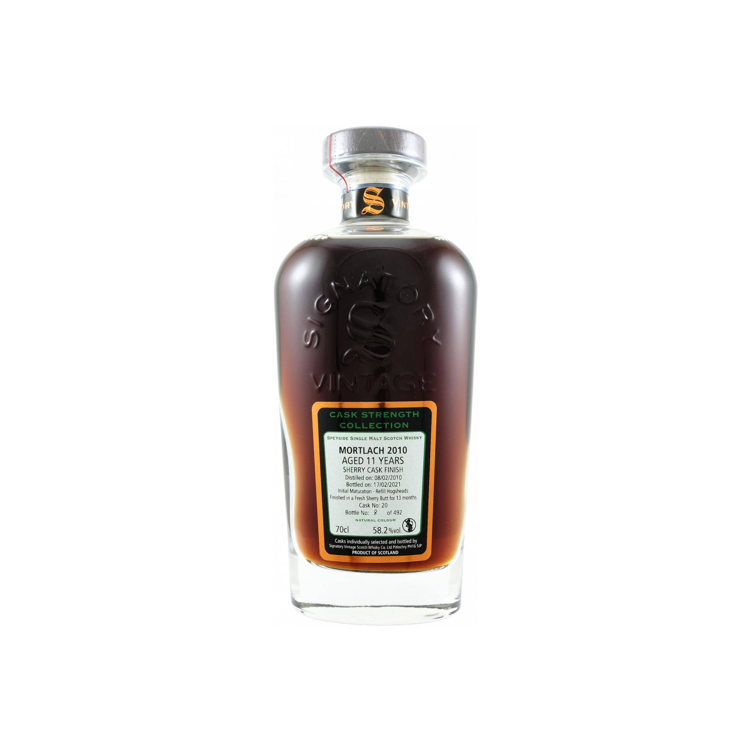 Mortlach Cask Strength Collection 2010 11 Years Single Malt Whisky