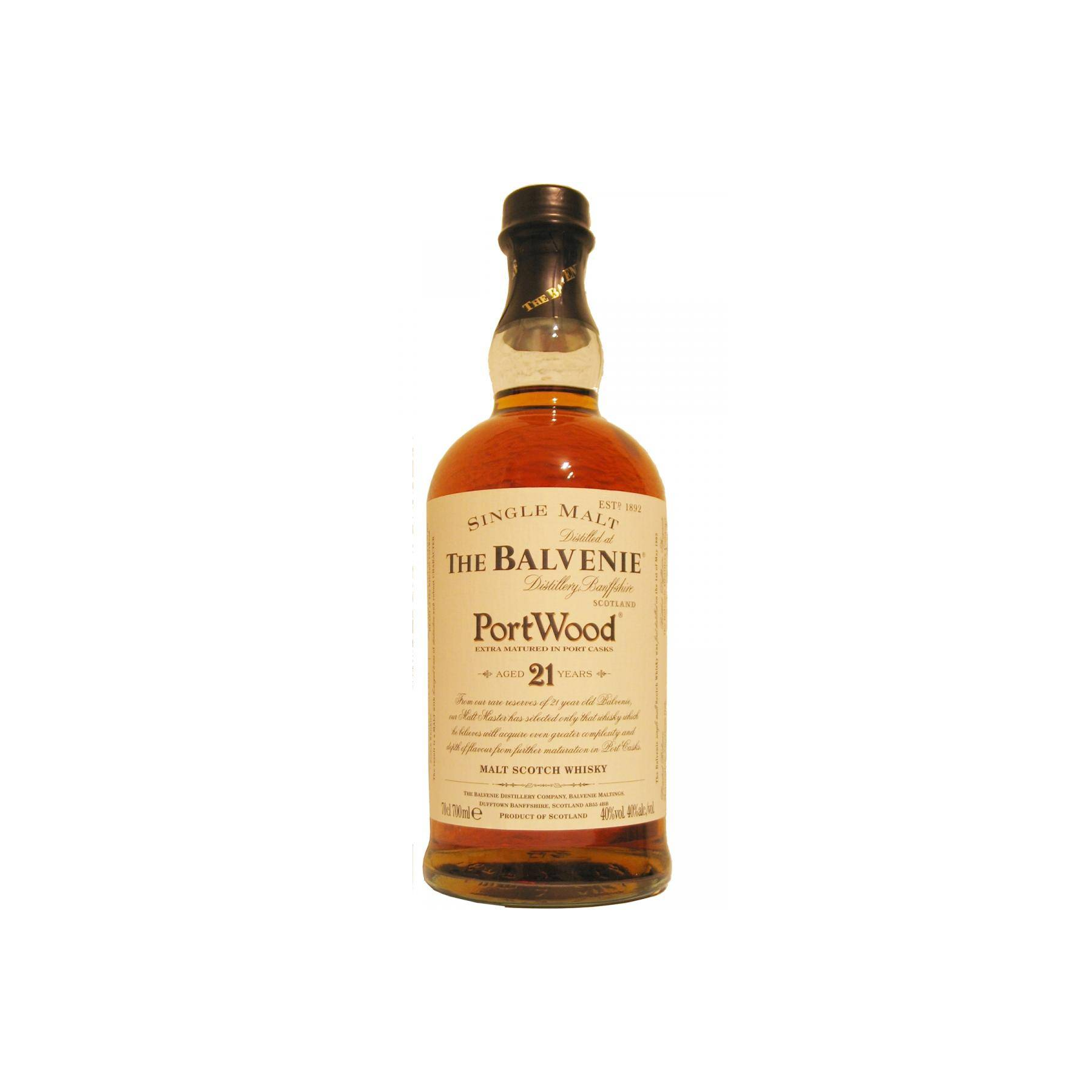 The Balvenie 21 Years Single Malt Whisky