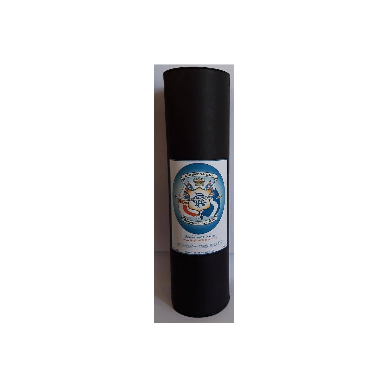Blended Scotch Whisky Glasgow Rangers Burghead Loyal RSC 30th Anniversary 2