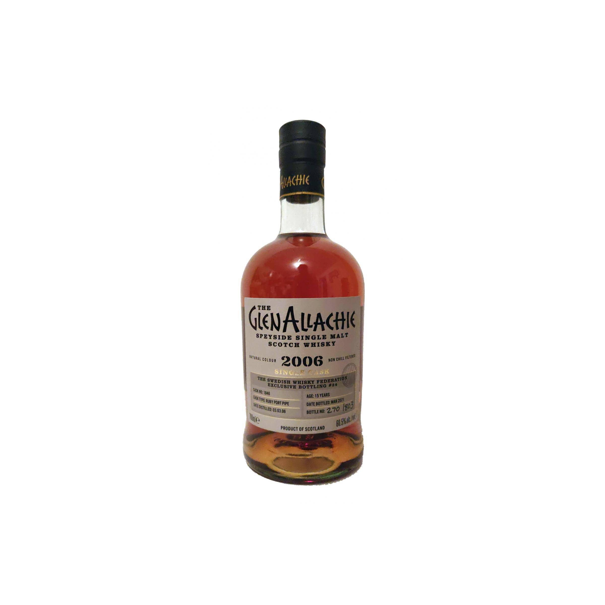 The GlenAllachie Single Cask 2006 15 Years Single Malt Whisky