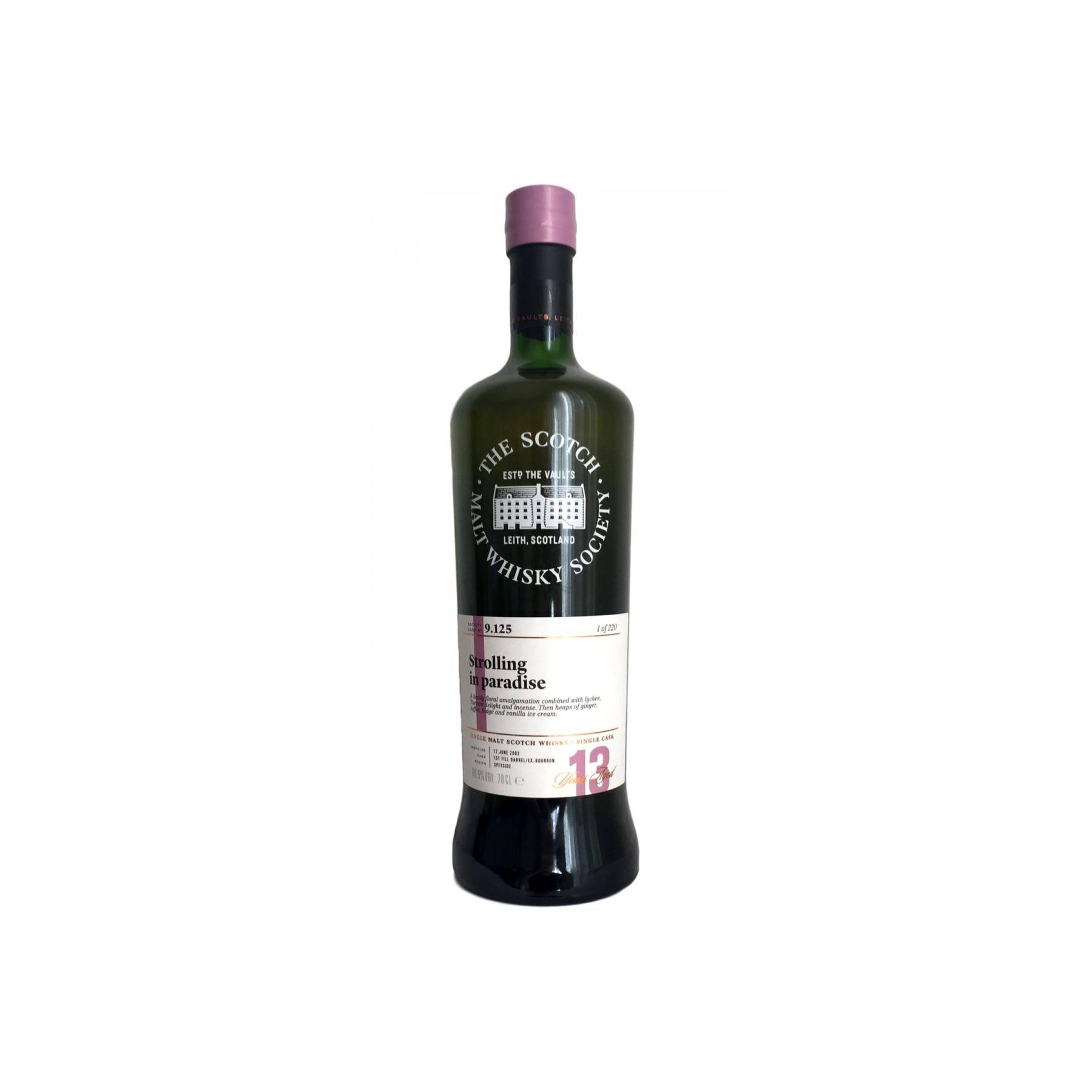 The Scotch Malt Whisky Society 2003 13 Years Single Malt Whisky