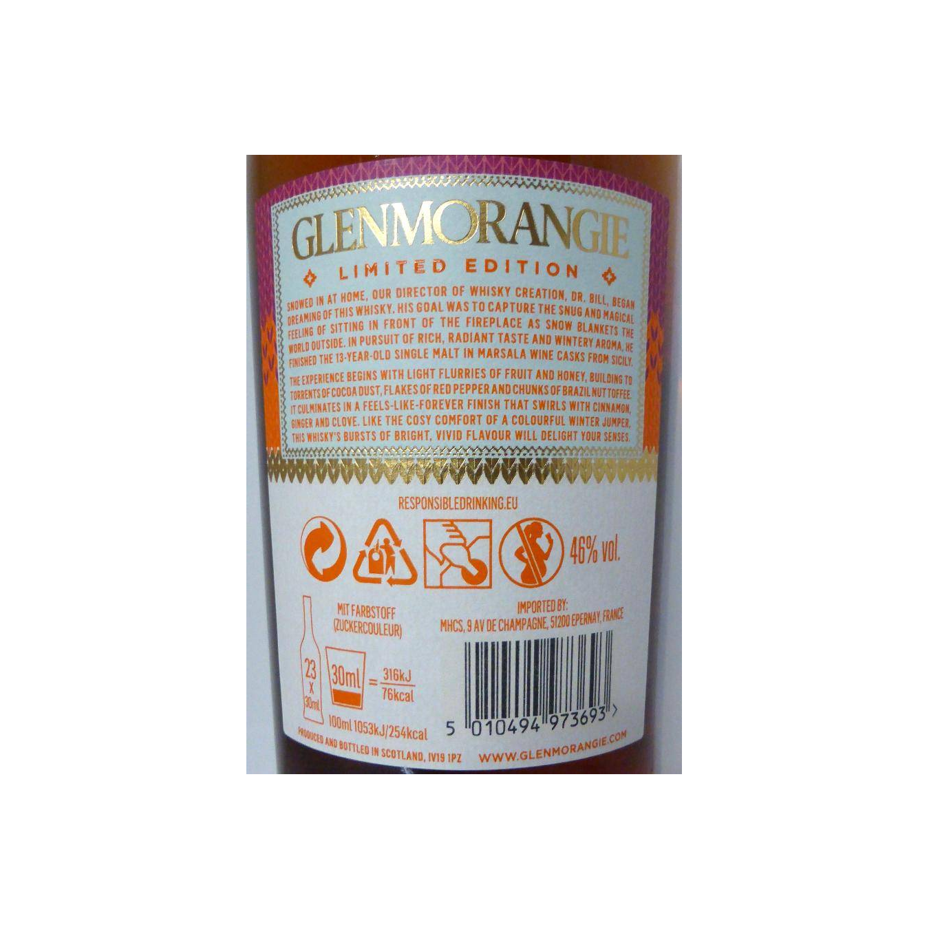 Glenmorangie Limited Edition 13 Years Single Malt Whisky 3