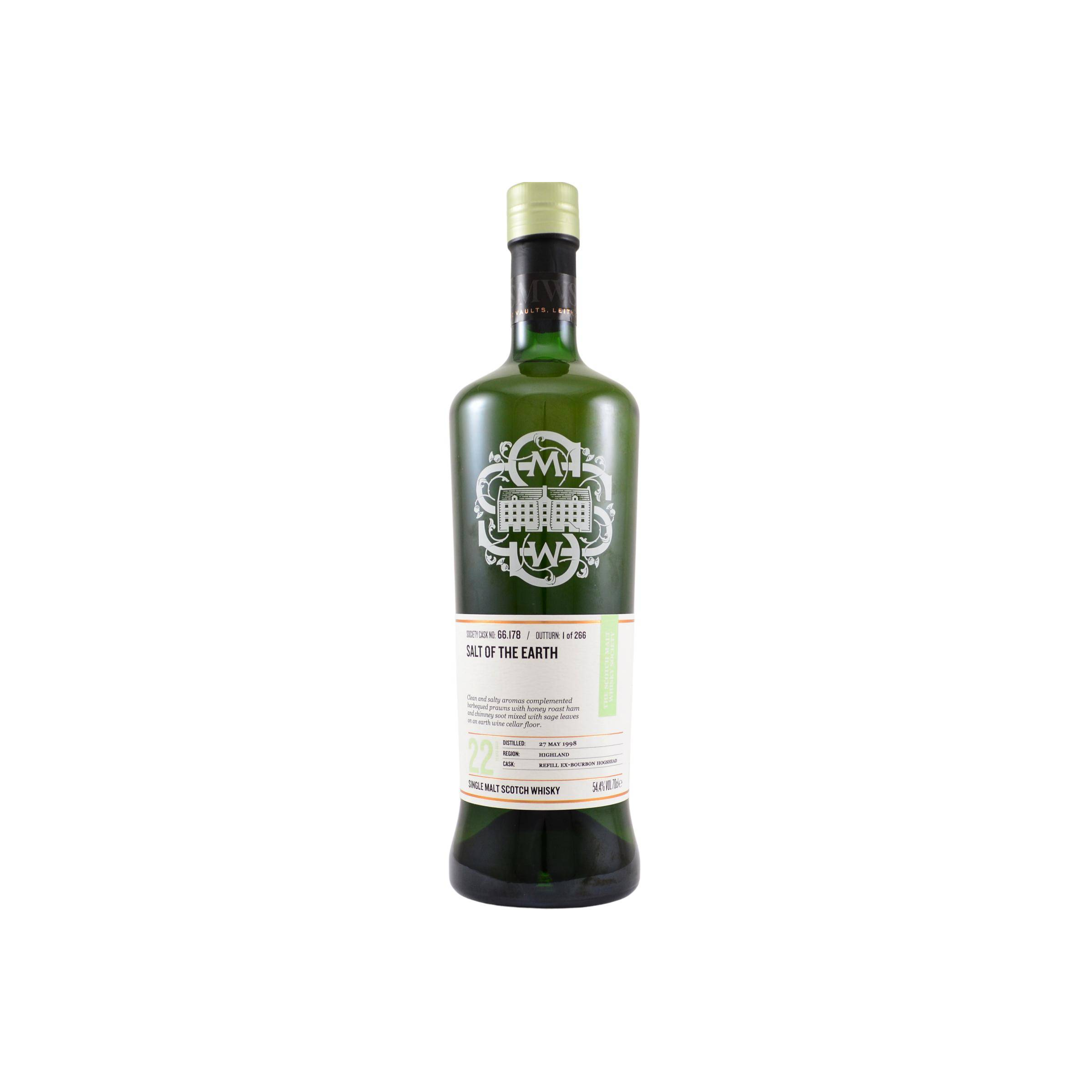 The Scotch Malt Whisky Society 1998 22 Years Single Malt Whisky