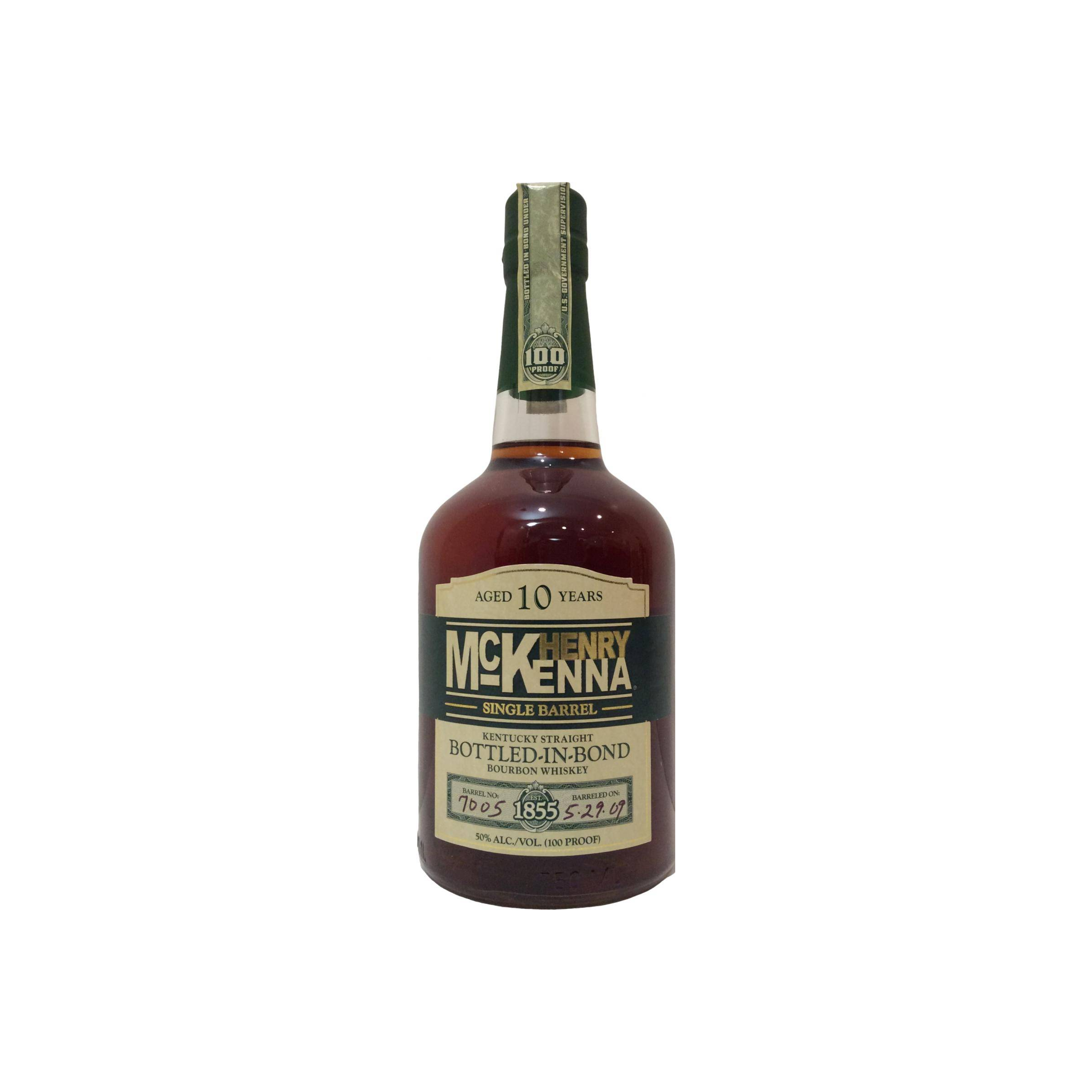 Henry McKenna Single Cask 2009 10 Years Bourbon Whisky