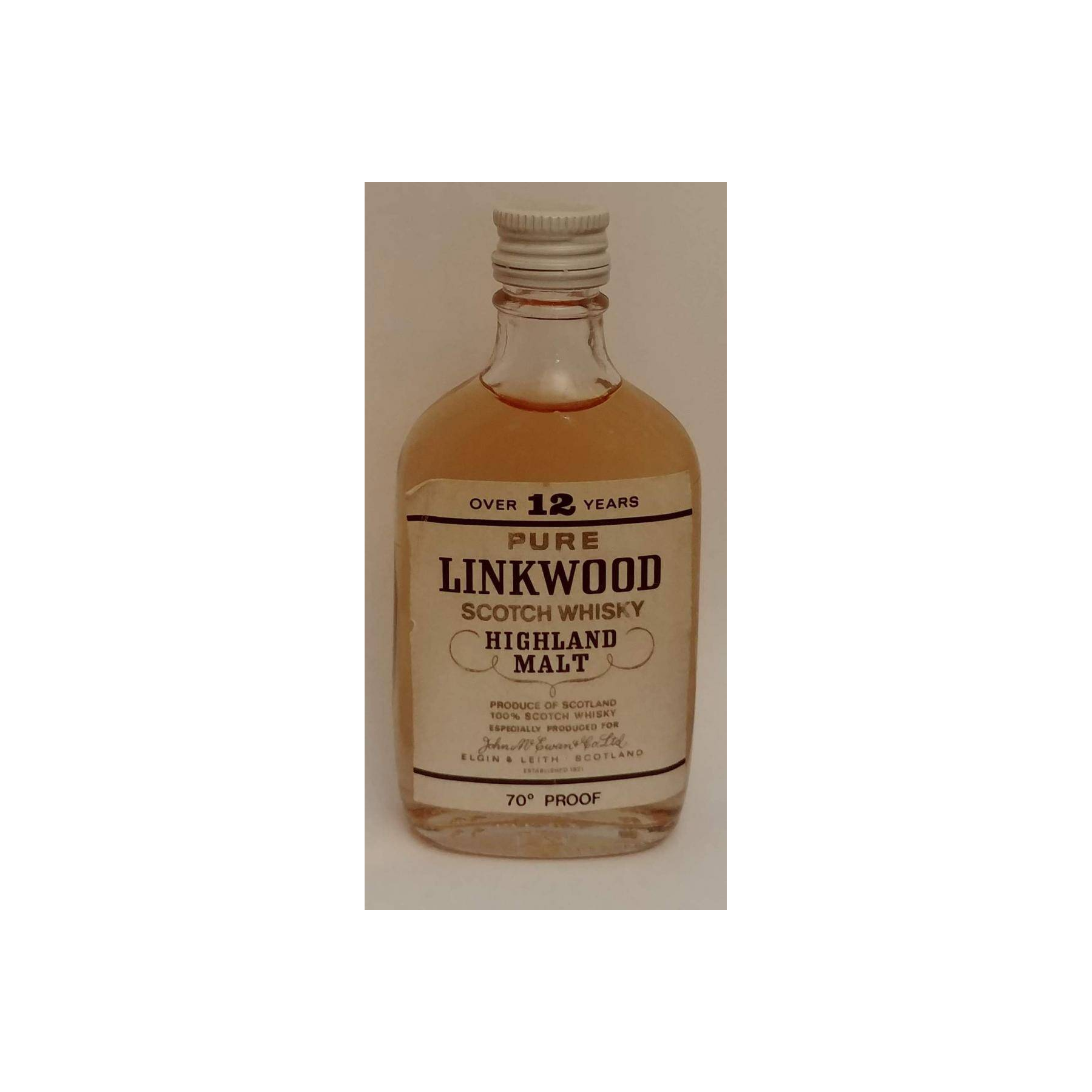 Linkwood Miniature 12 Years Single Malt Whisky 2