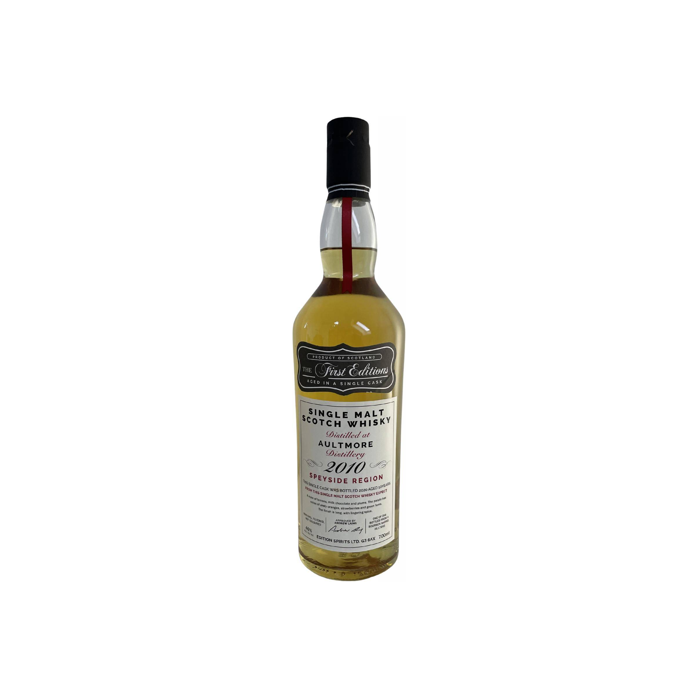Aultmore The First Editions 2010 10 Years Single Malt Whisky