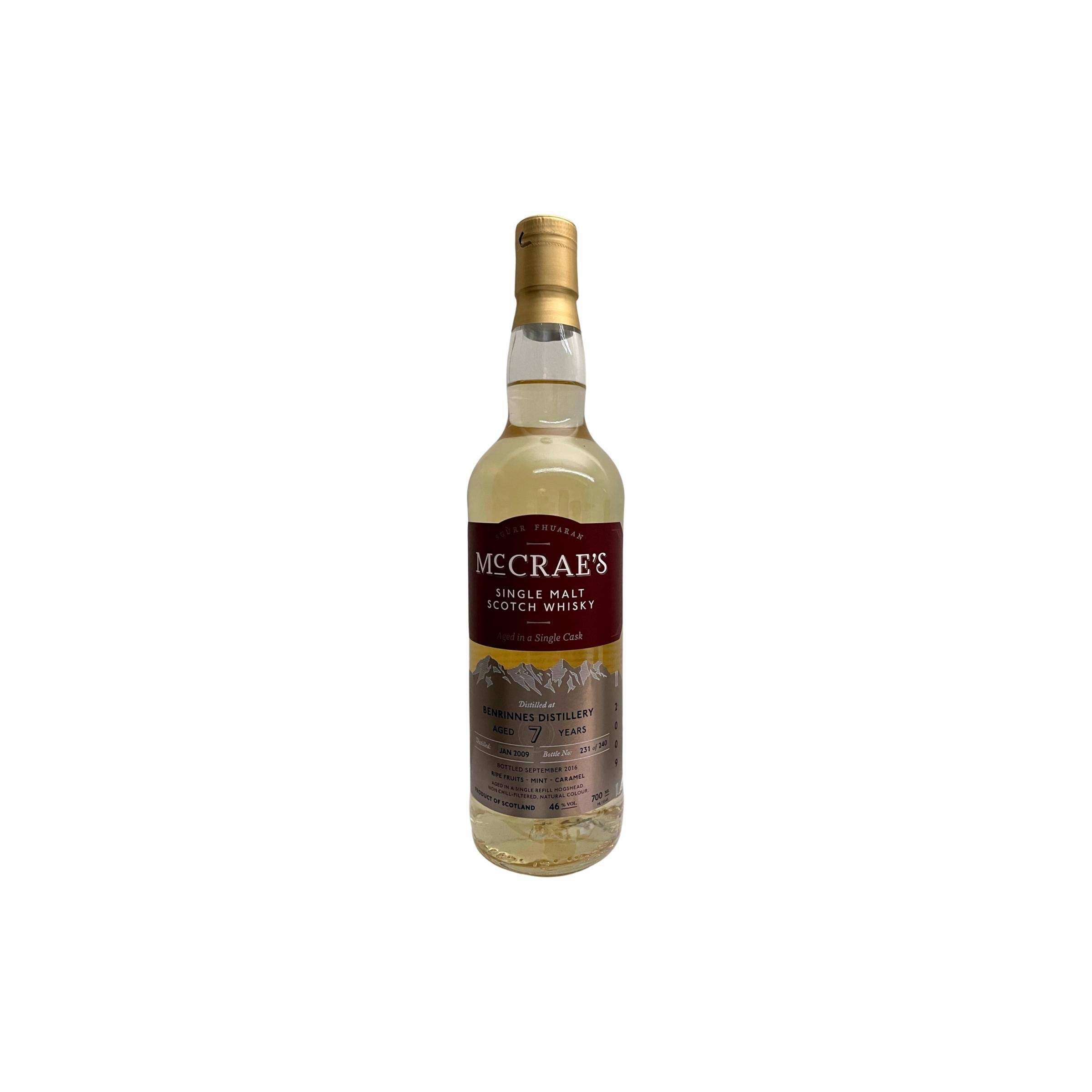 Benrinnes 2009 7 Years Single Malt Whisky