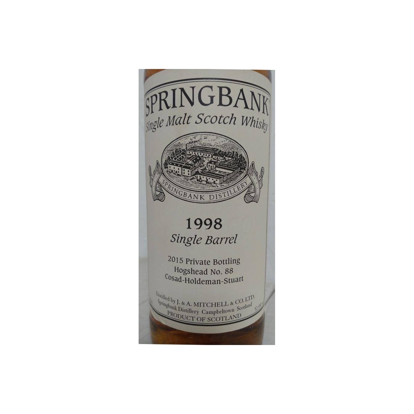 Springbank Private Bottling 1998 17 Years Single Malt Whisky 2