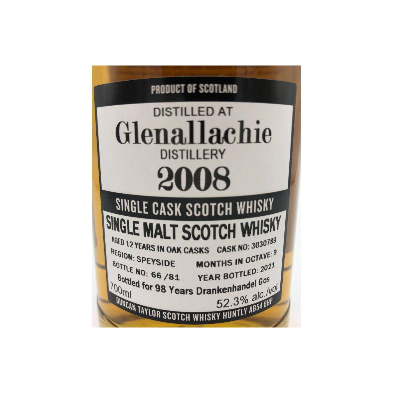 The GlenAllachie The Octave 2008 12 Years Single Malt Whisky 3