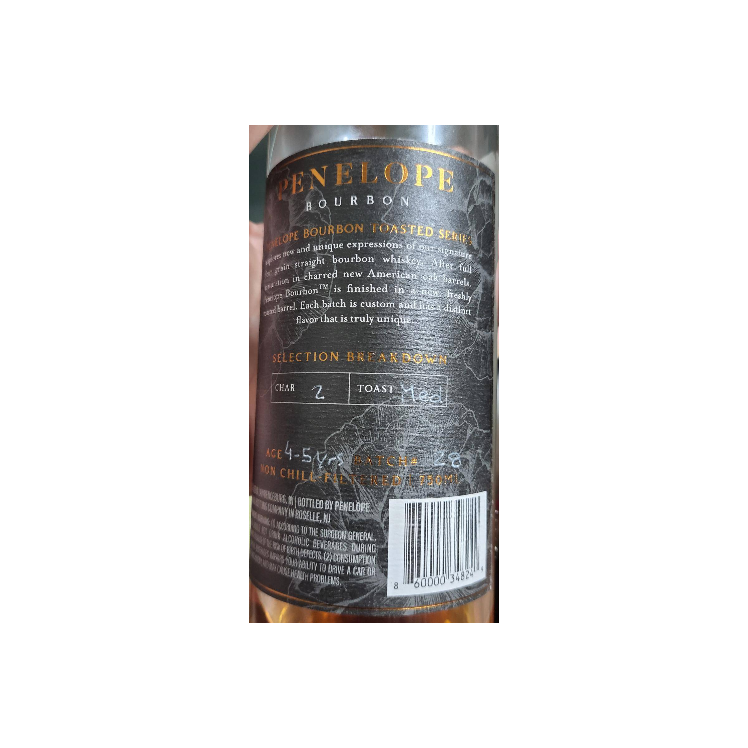 Penelope Bourbon 5 Years Bourbon Whisky 2