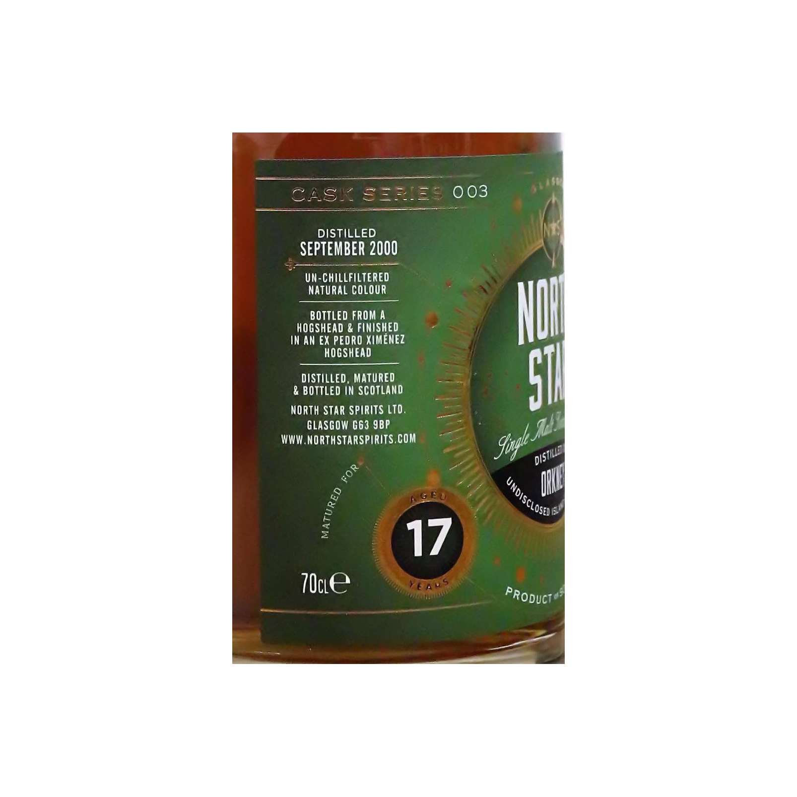 North Star Spirits 2000 17 Years Single Malt Whisky 2