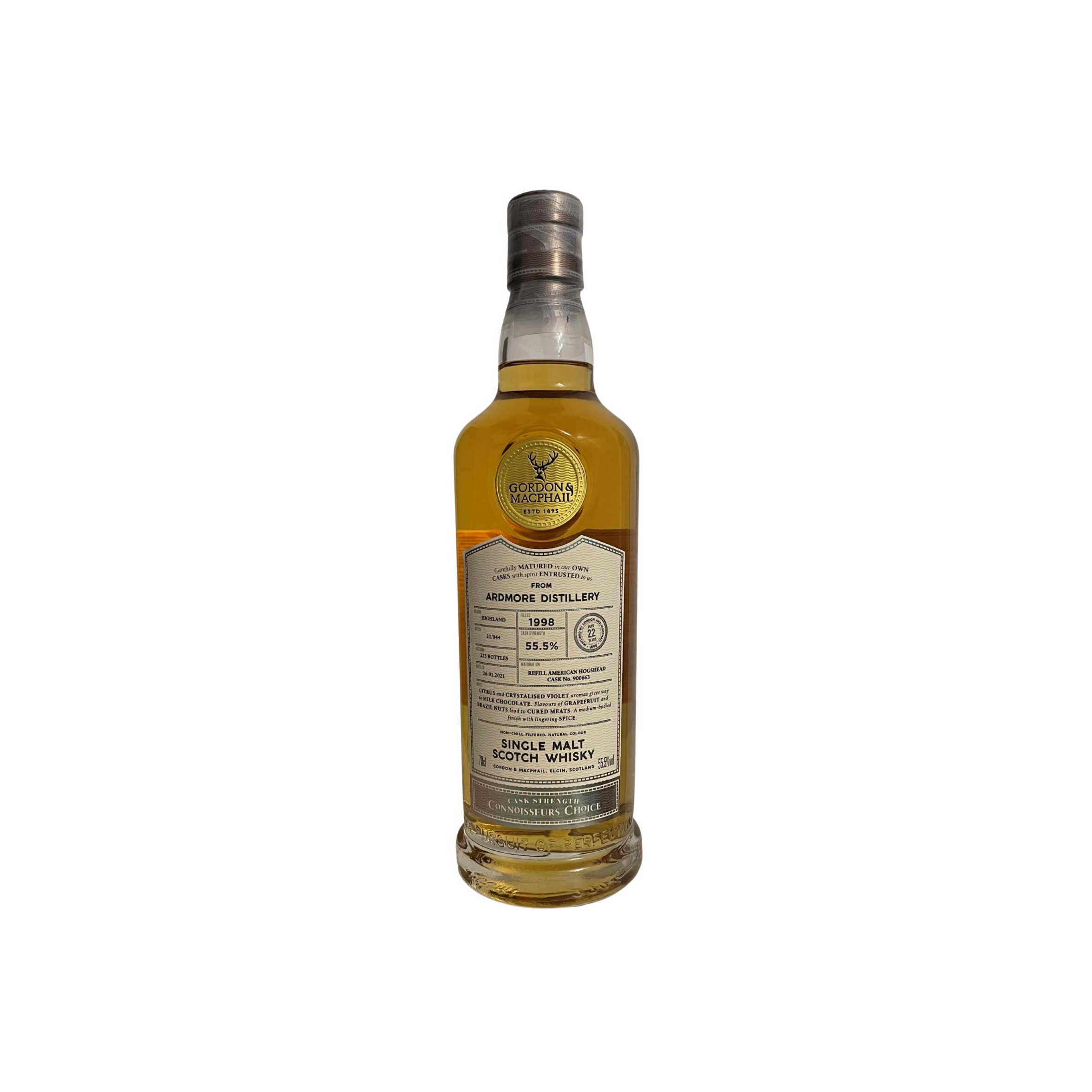 Ardmore Connoisseurs Choice - Cask Strength 1998 22 Years Single Malt Whisky