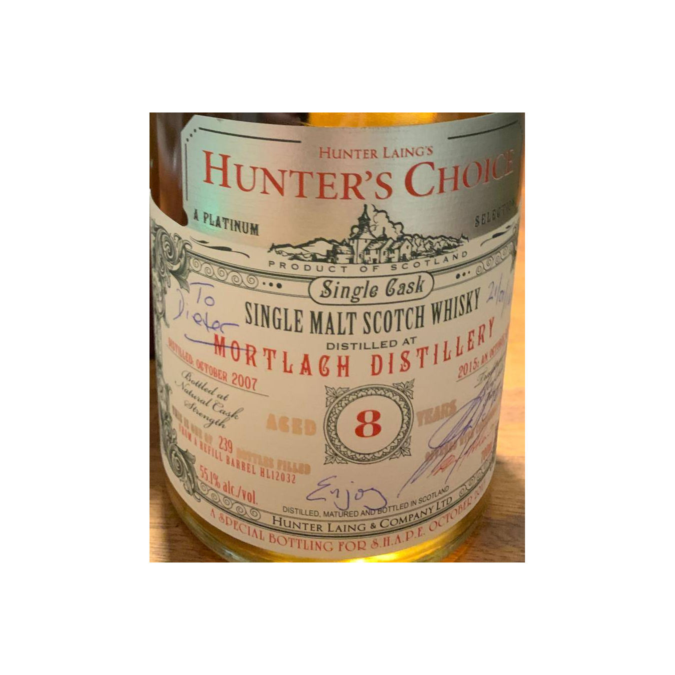 Mortlach 2007 8 Years Single Malt Whisky