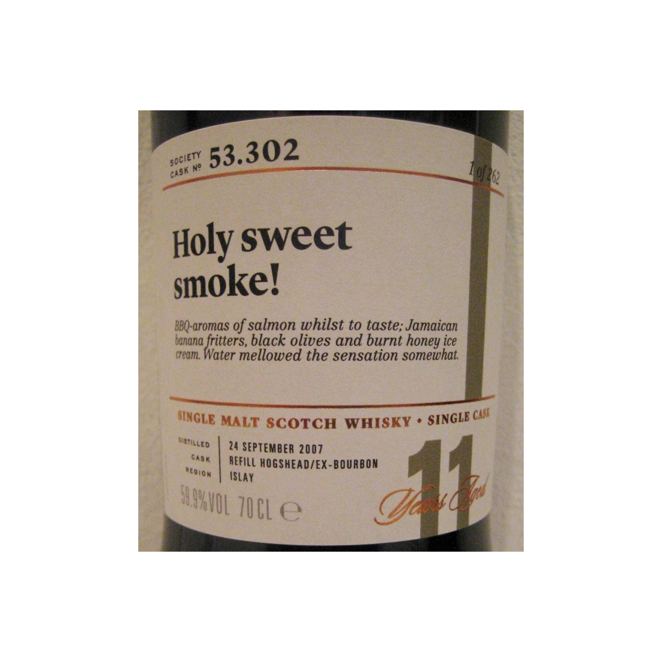 The Scotch Malt Whisky Society 2007 11 Years Single Malt Whisky 2