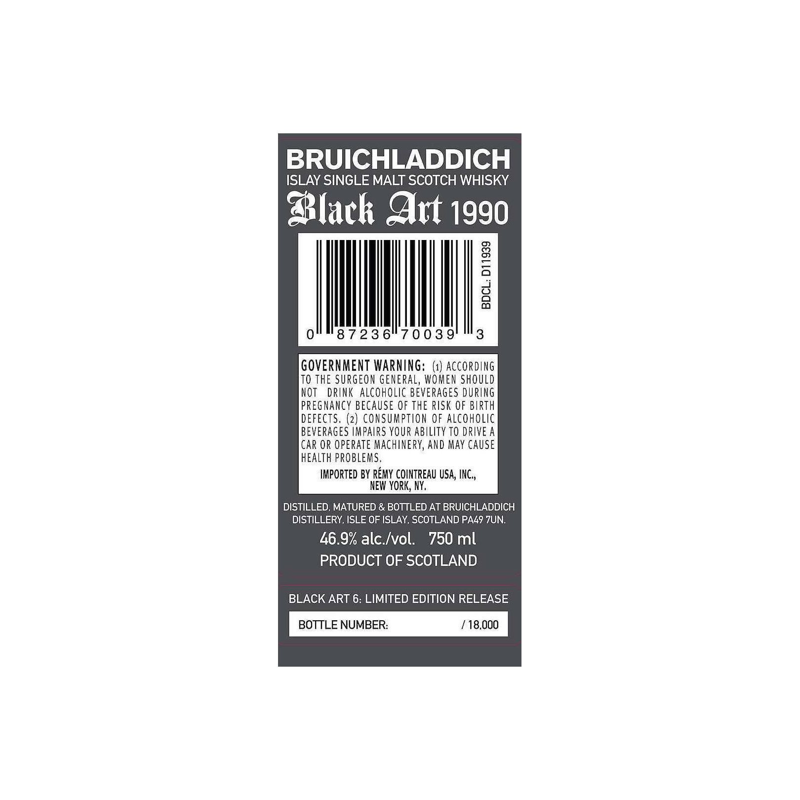 Bruichladdich 1990 26 Years Single Malt Whisky 3