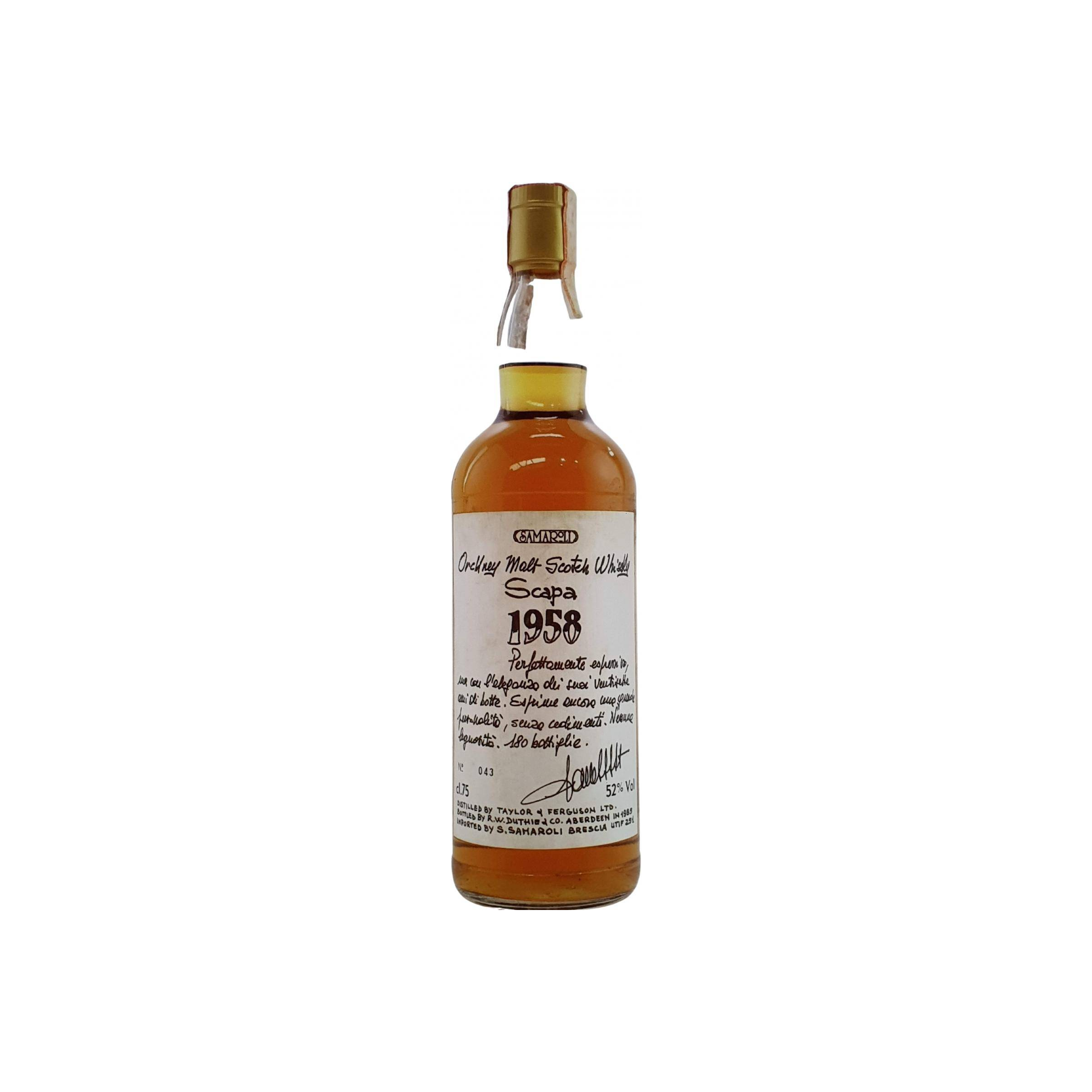 Scapa 1958 27 Years Single Malt Whisky