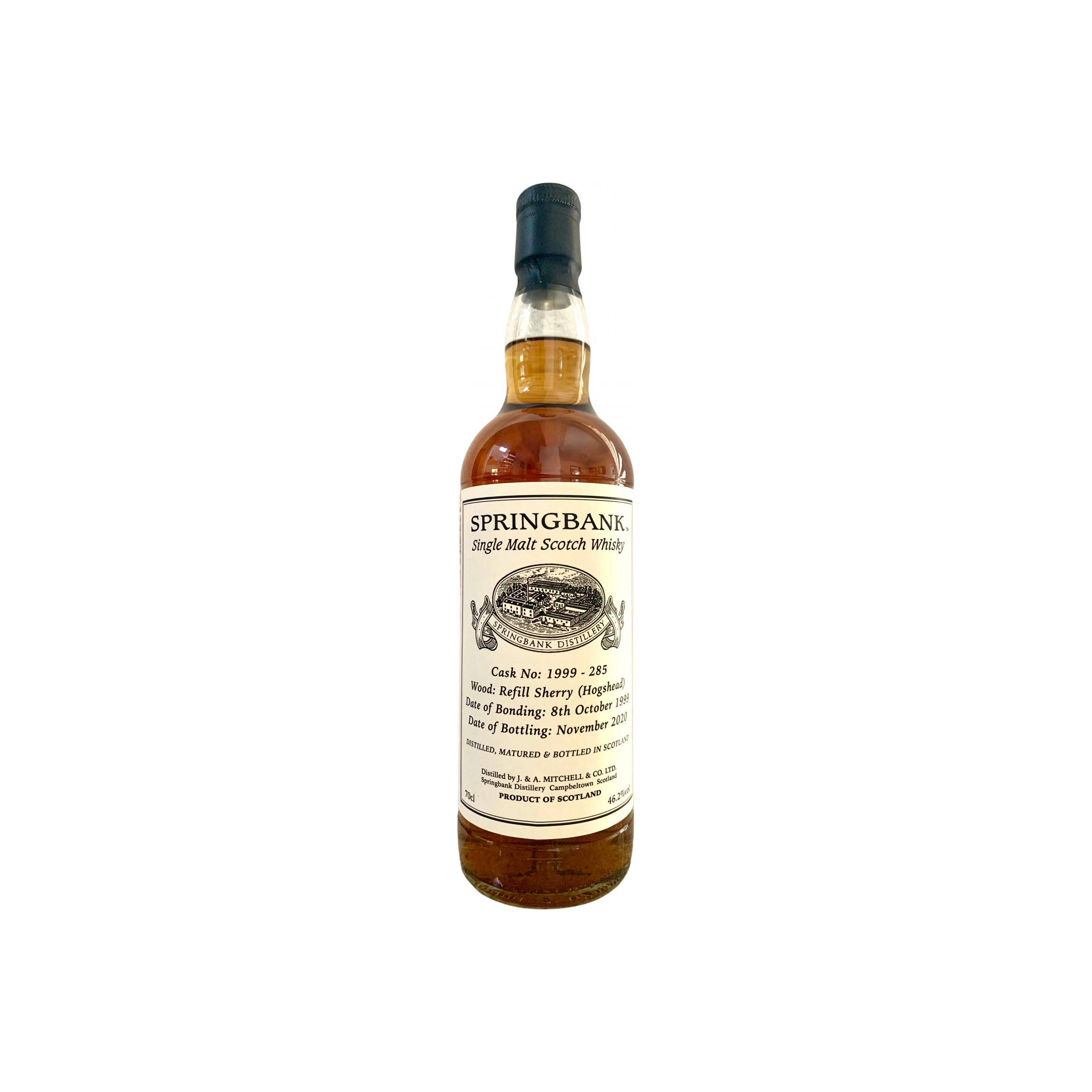 Springbank Private Bottling 1999 21 Years Single Malt Whisky