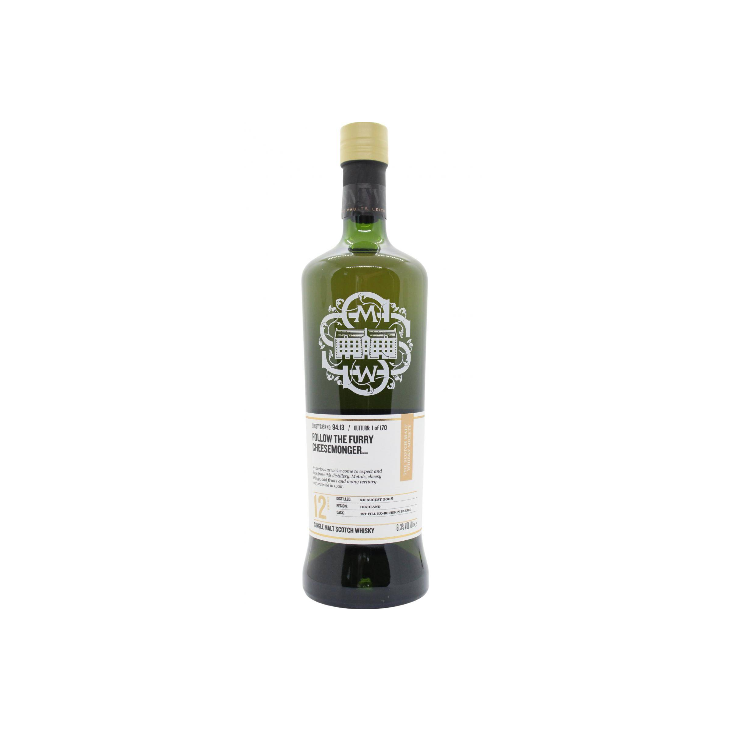 The Scotch Malt Whisky Society 2008 12 Years Single Malt Whisky