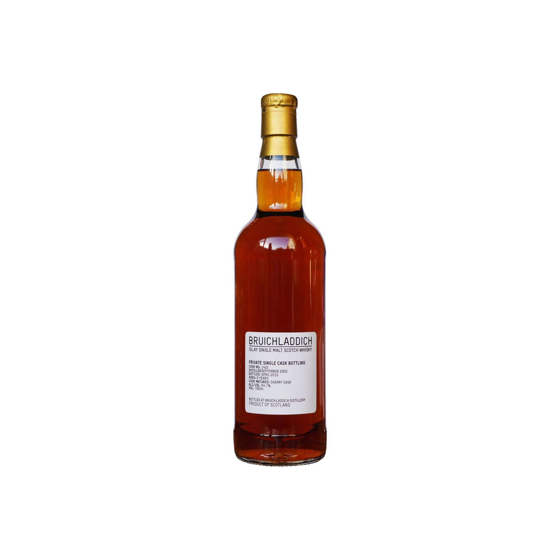 Bruichladdich 2005 9 Years Single Malt Whisky