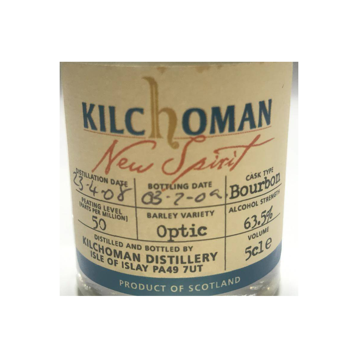Kilchoman 2008 Spirit Whisky 3