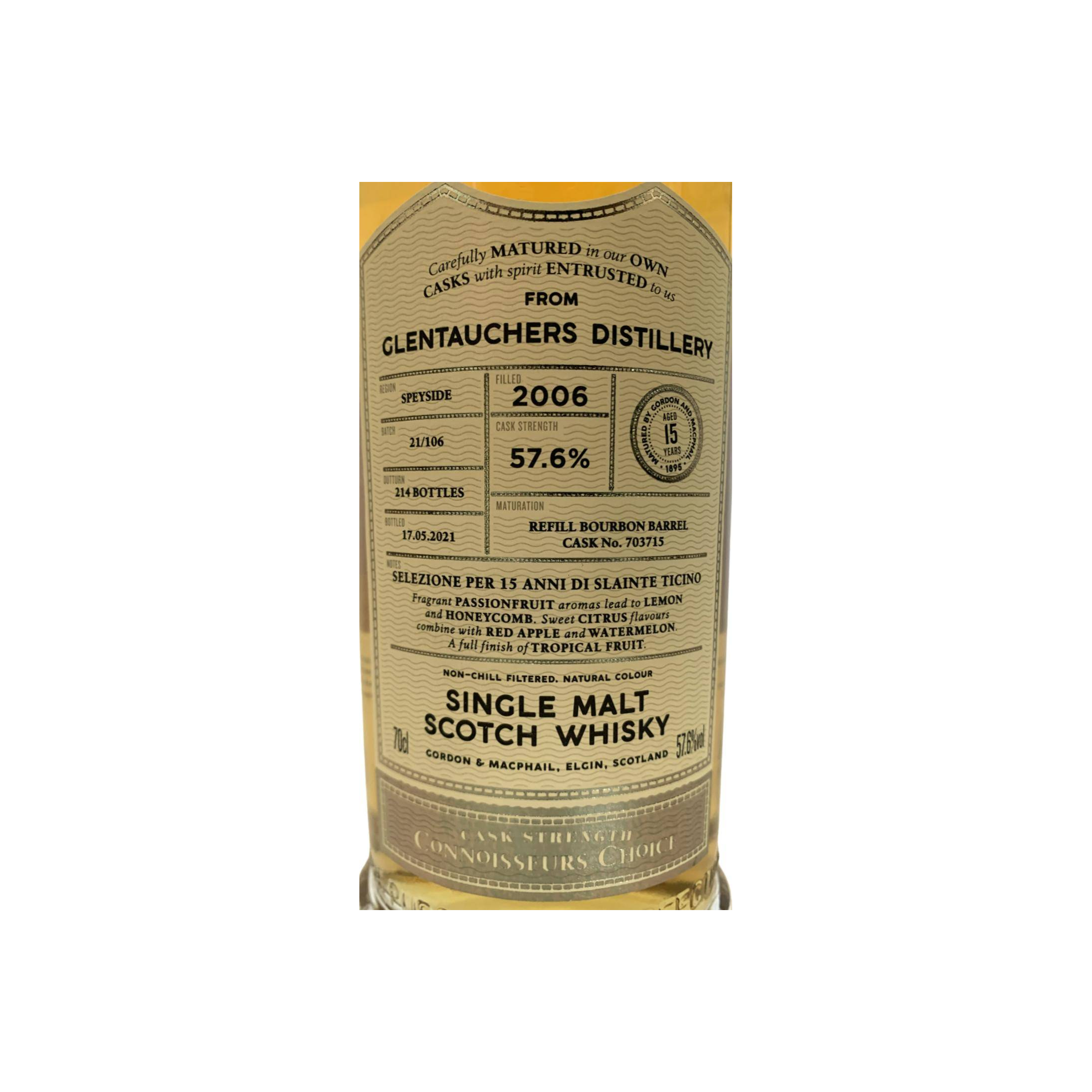 Glentauchers Connoisseurs Choice 2006 15 Years Single Malt Whisky 2