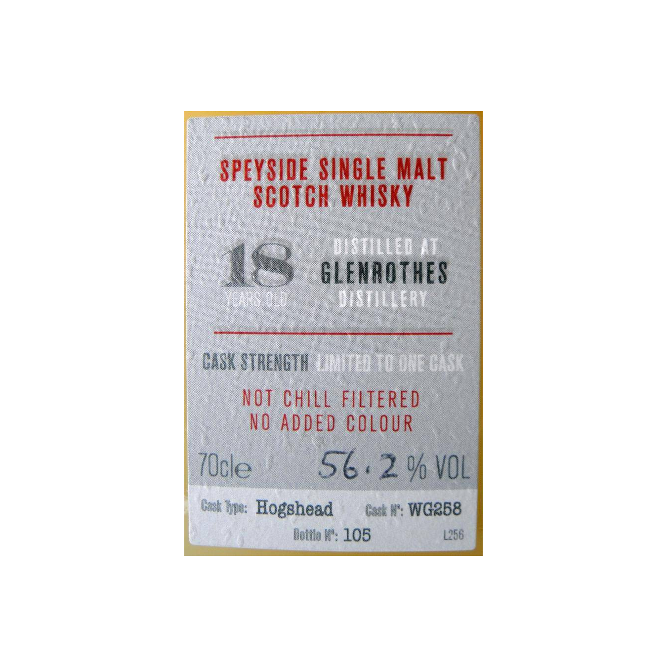 The Glenrothes 18 Years Single Malt Whisky 2