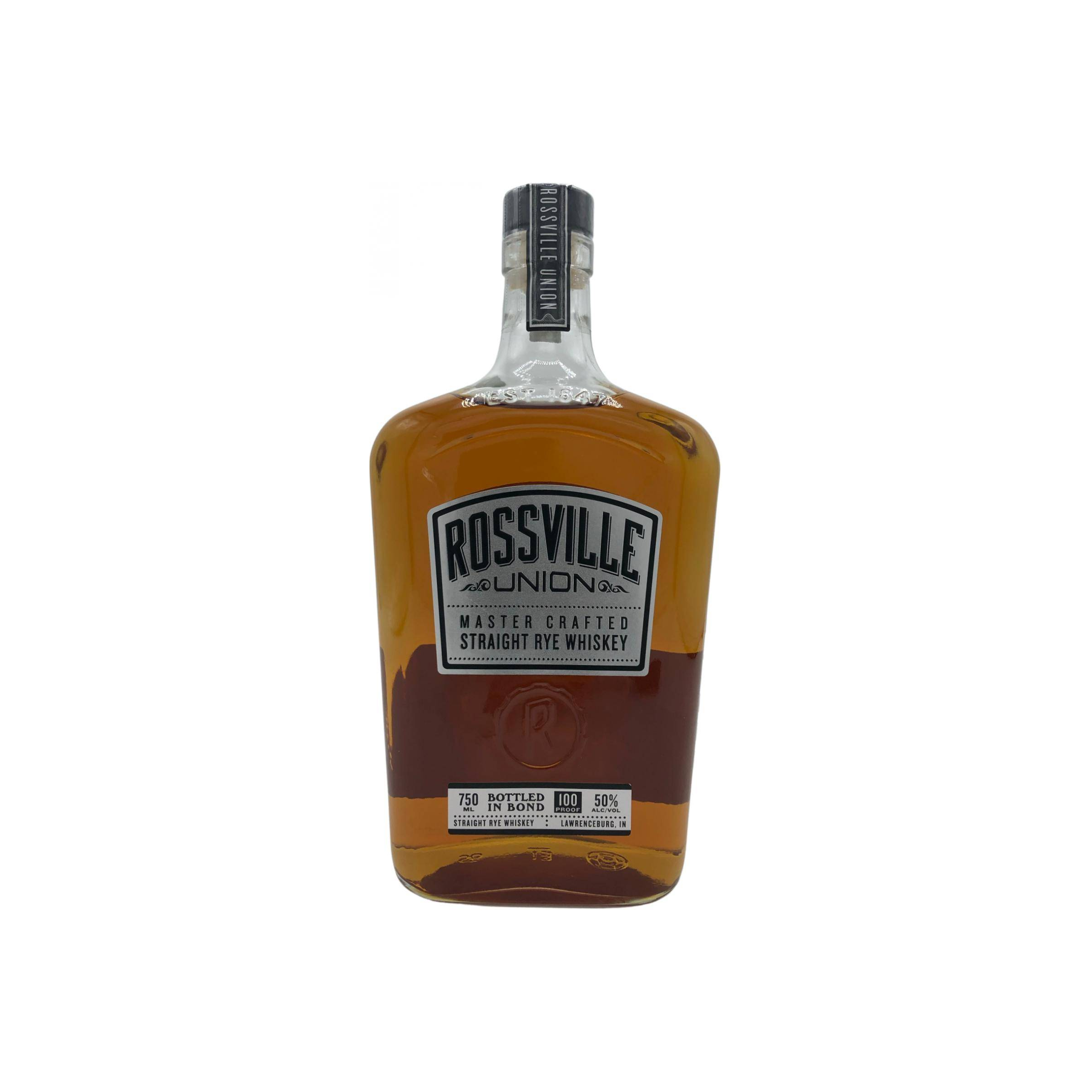 Rossville Union Master Crafted Straight Rye Whiskey BIB