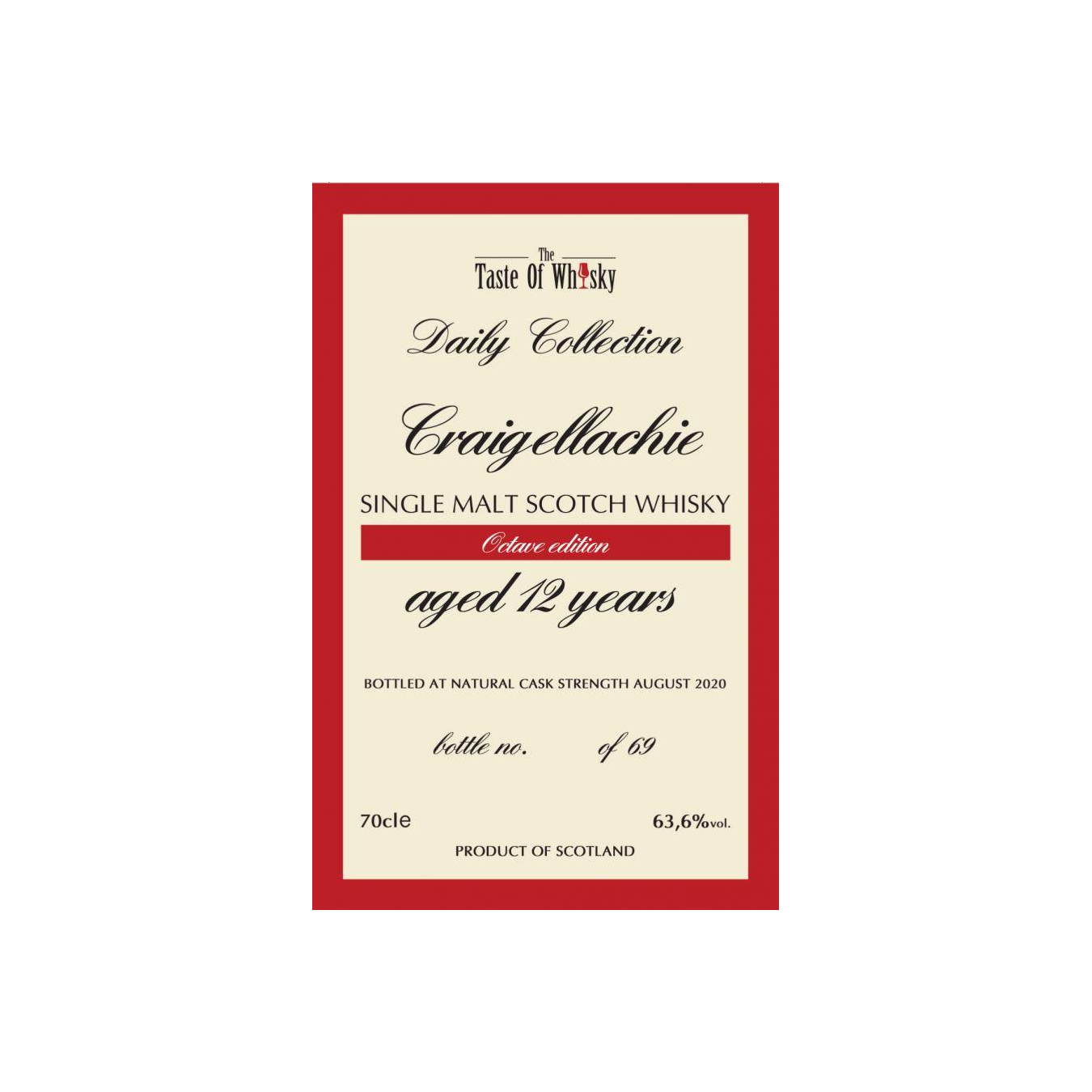 Craigellachie 2007 12 Years Single Malt Whisky 2