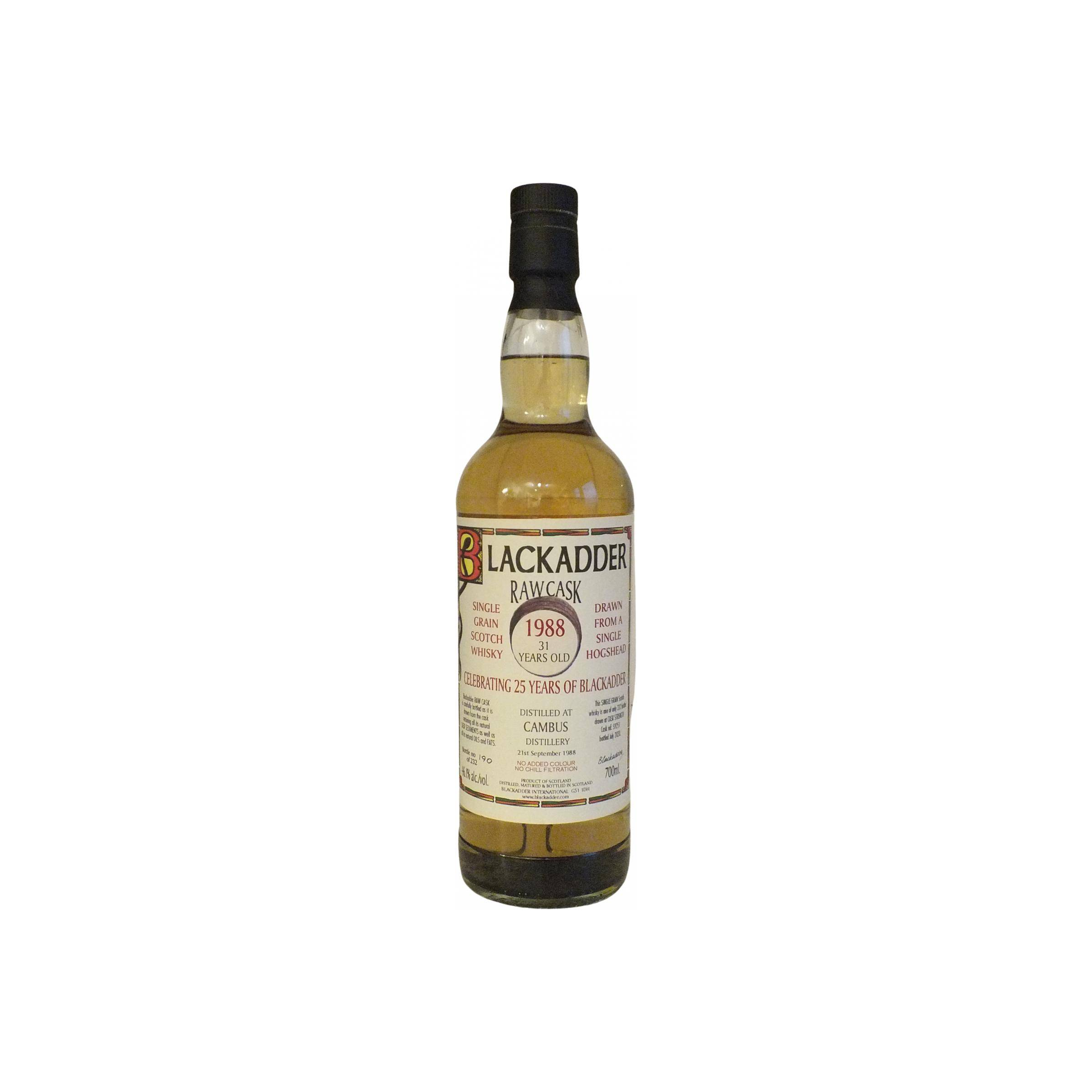 Cambus Raw Cask 1988 31 Years Single Grain Whisky