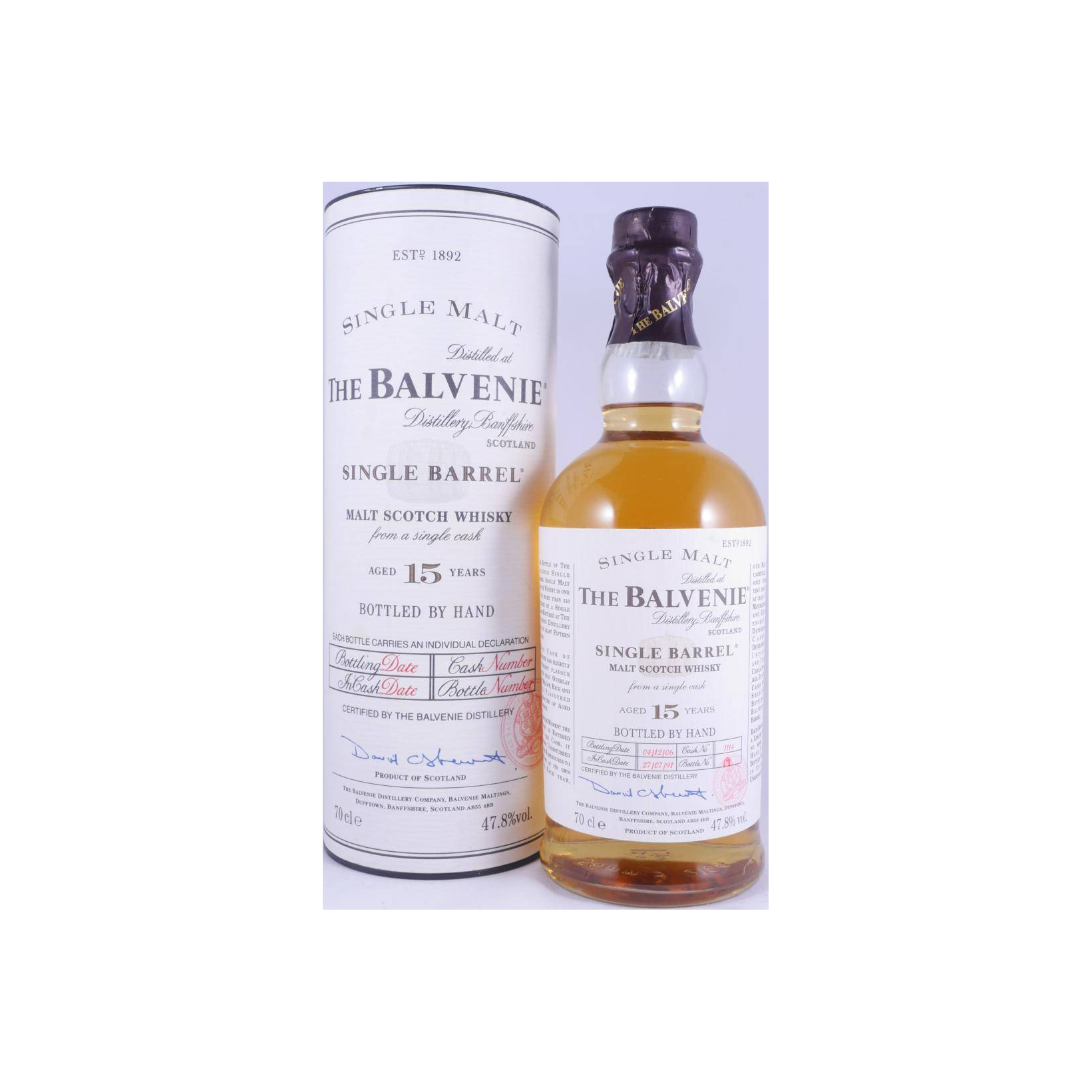 The Balvenie Single Cask 1991 15 Years Single Malt Whisky 3