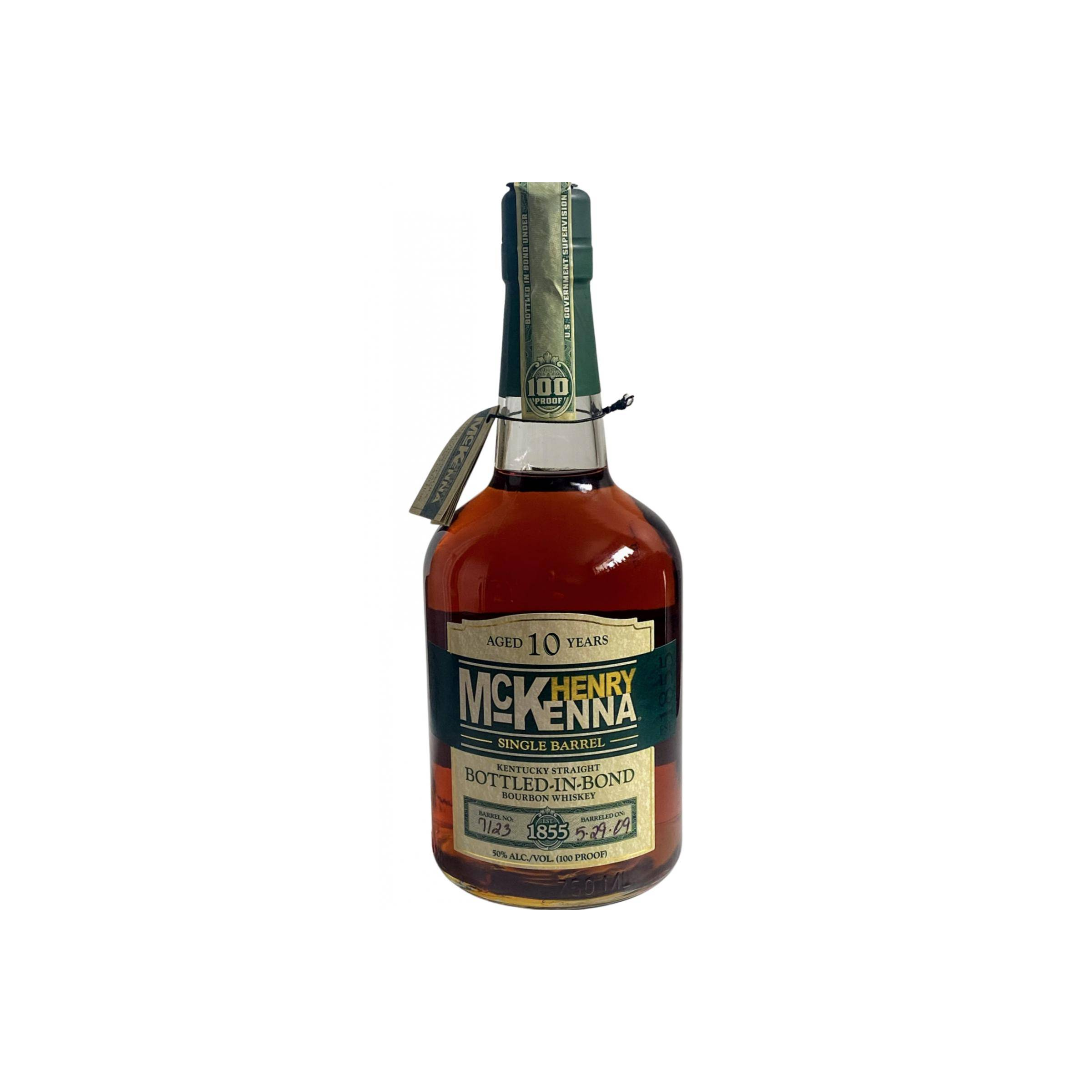 Henry McKenna Single Cask 2009 10 Years Bourbon Whisky