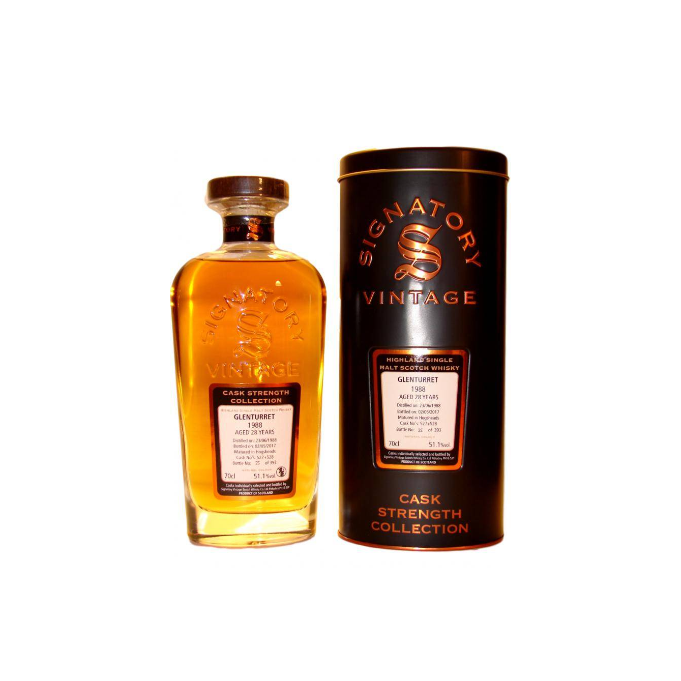 The Glenturret Cask Strength Collection 1988 28 Years Single Malt Whisky 3