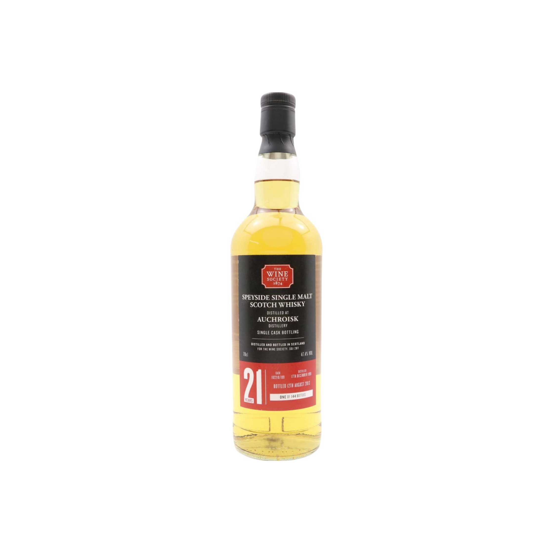 Auchroisk 1991 21 Years Single Malt Whisky