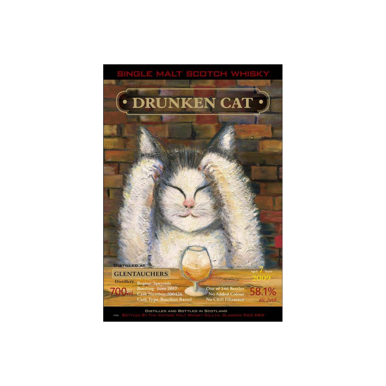 Glentauchers 2009 7 Years Single Malt Whisky