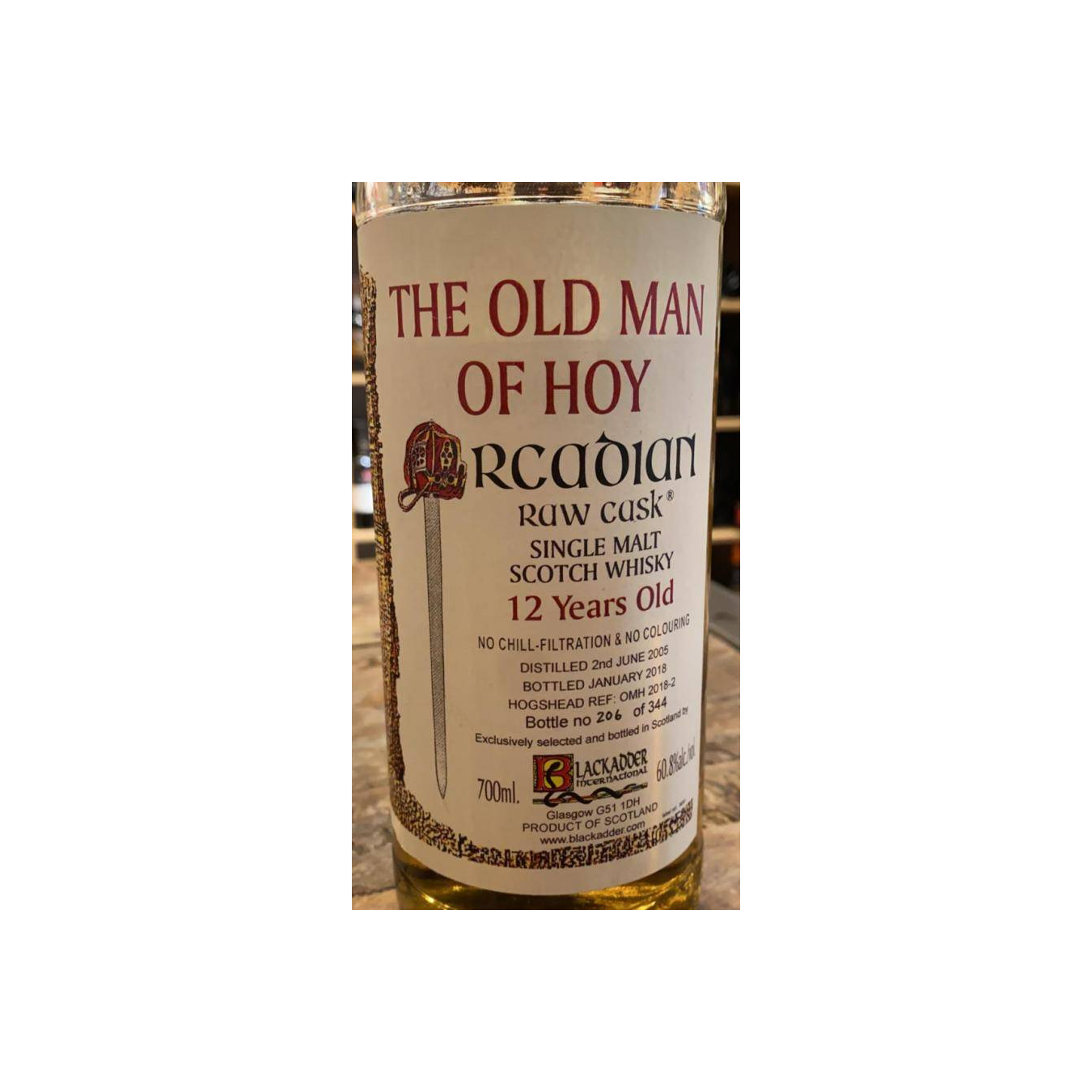 Blackadder 2005 12 Years Single Malt Whisky