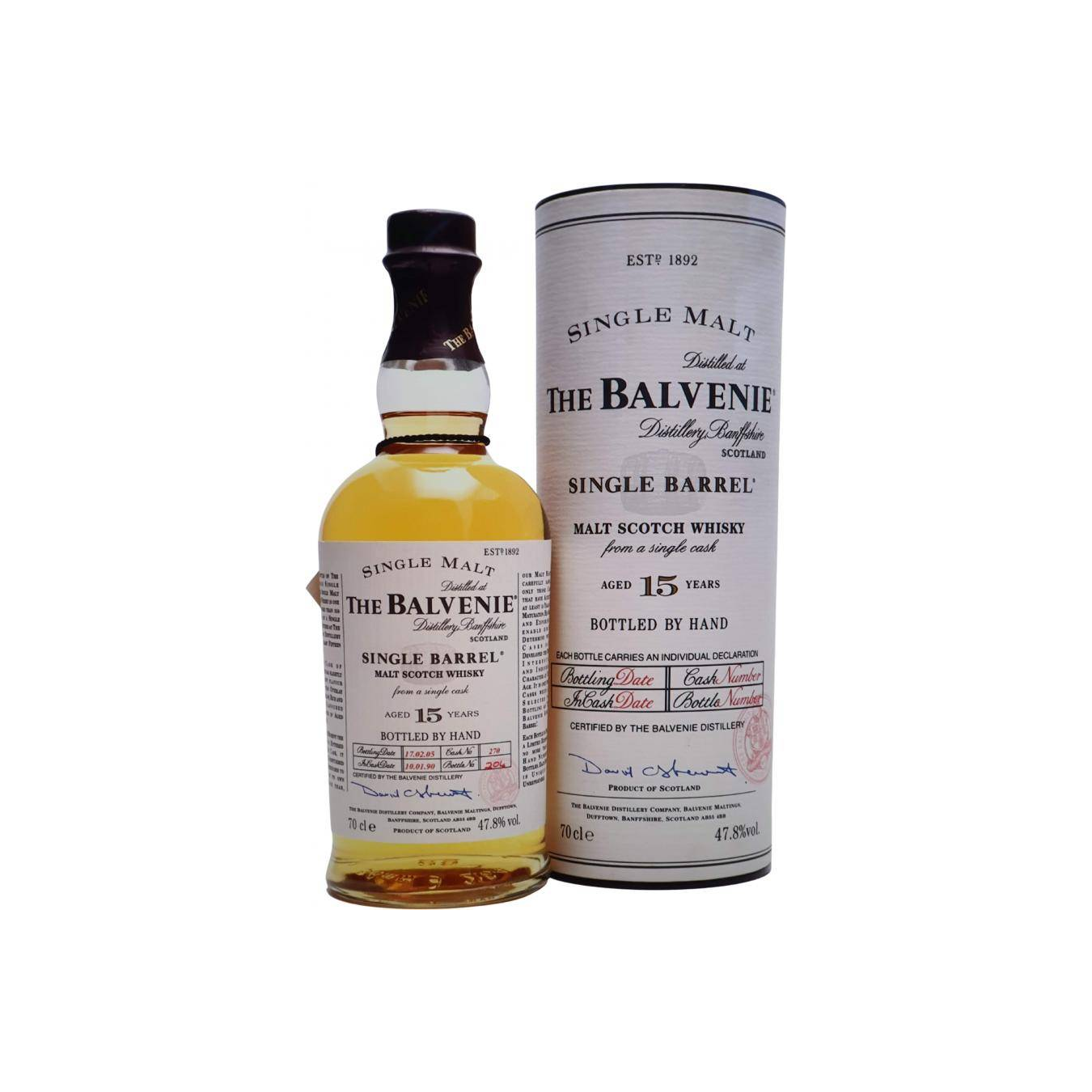 The Balvenie Single Cask 1990 15 Years Single Malt Whisky