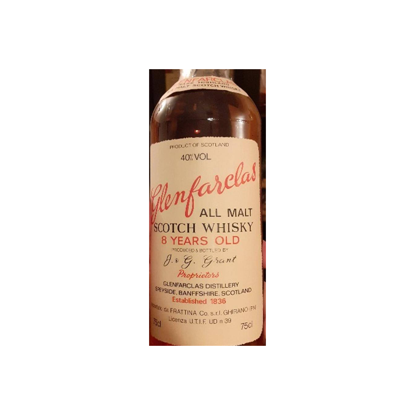 Glenfarclas 8 Years Single Malt Whisky